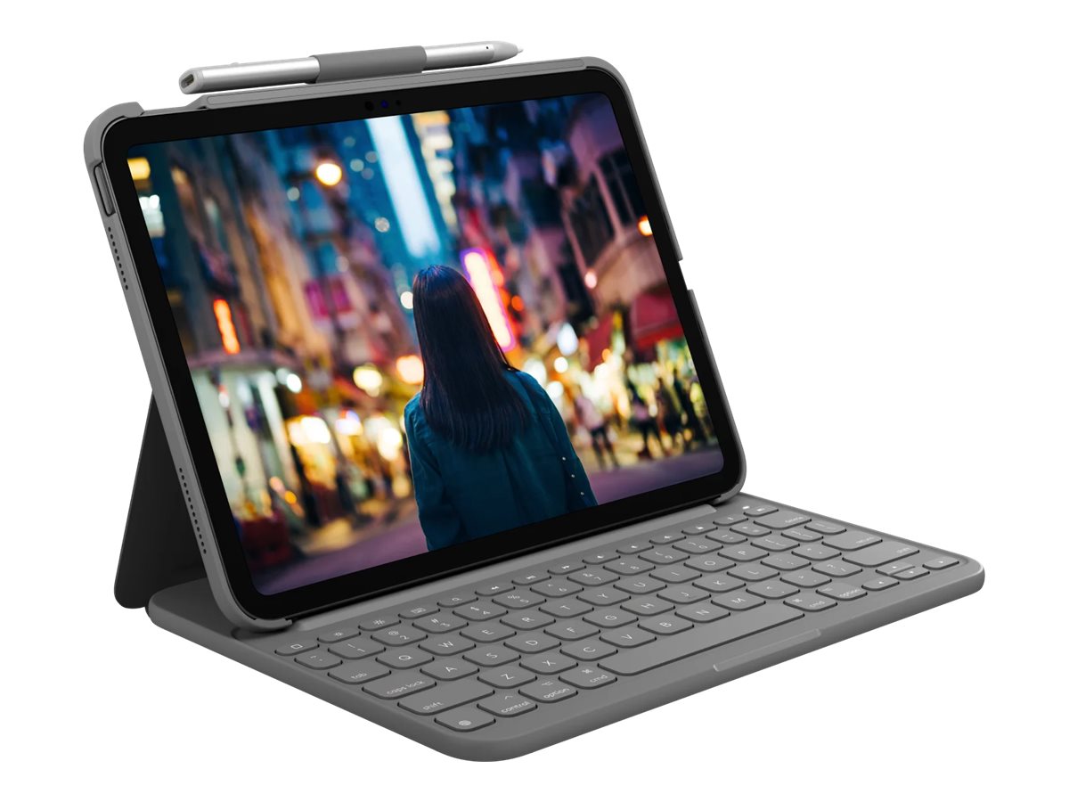 Logitech Slim Folio - Tastatur und Foliohülle
