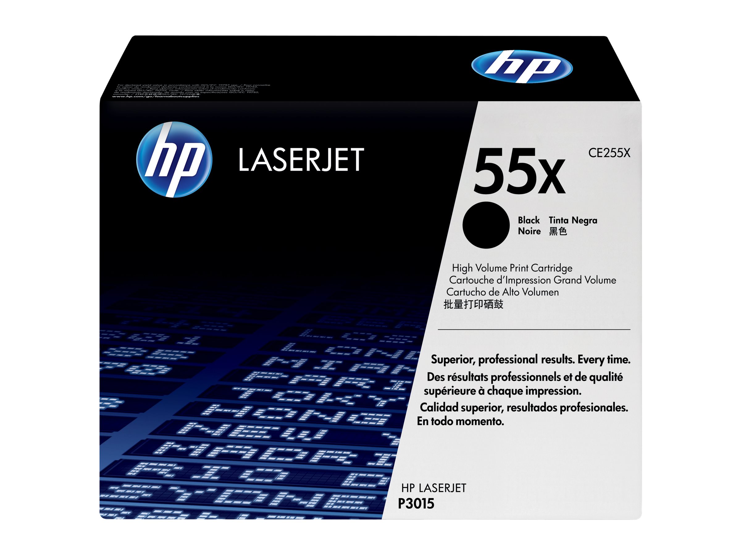 HP 55X - Hohe Ergiebigkeit - Schwarz - original - LaserJet - Tonerpatrone (CE255X)