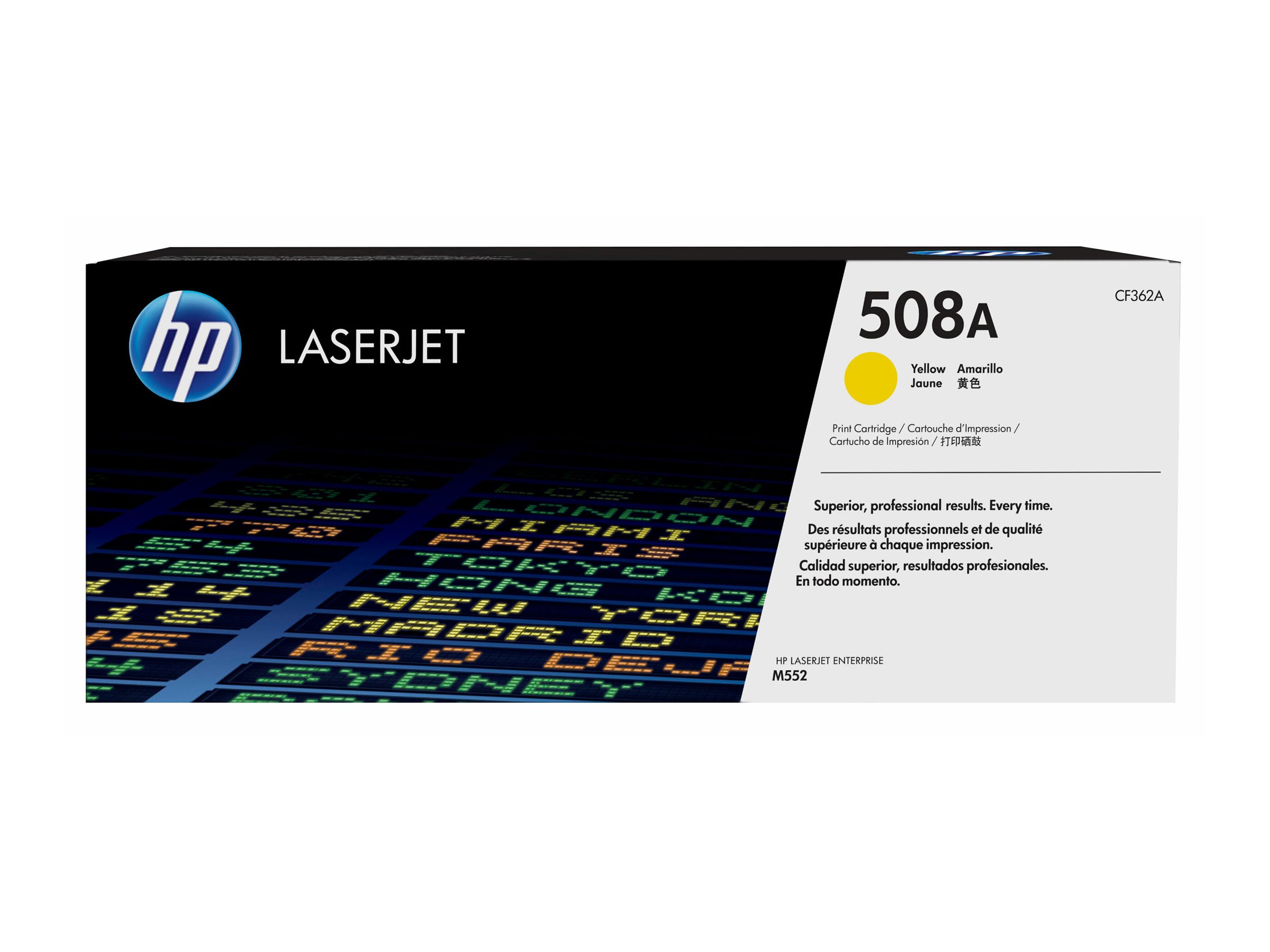 HP 508A - Gelb - original - LaserJet - Tonerpatrone (CF362A)