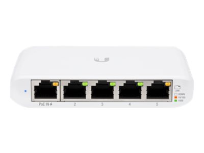 Ubiquiti UniFi Switch USW Flex Mini - Switch - Smart - 4 x 10/100/1000 + 1 x 10/100/1000 (PoE+)