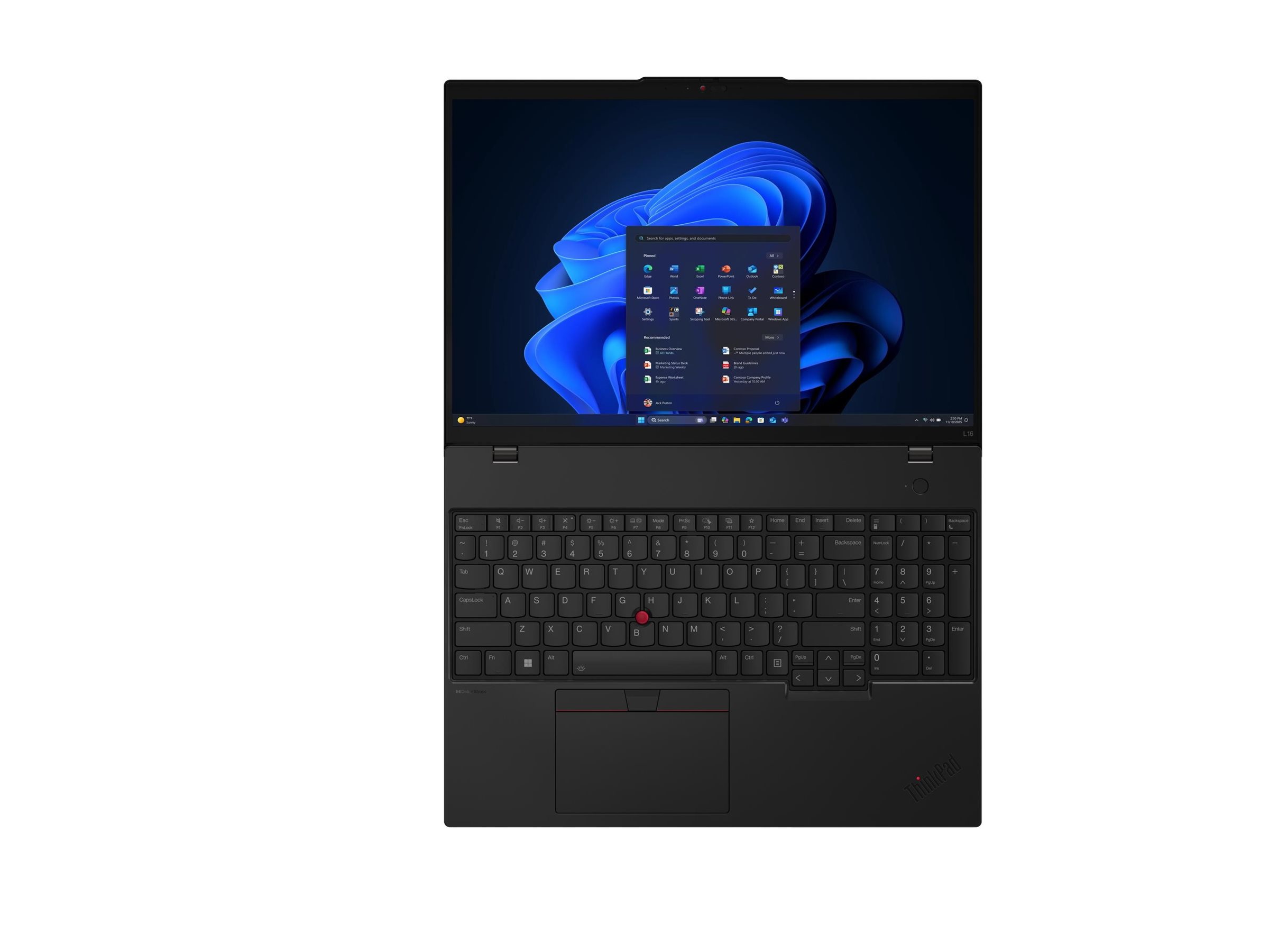 Lenovo ThinkPad L16 Gen 2 21SC - AMD Ryzen 7 Pro 250 / 3.3 GHz - Win 11 Pro - Radeon 780M - 32 GB RAM - 1 TB SSD TCG Opal Encryption 2, NVMe - 40.6 cm (16")