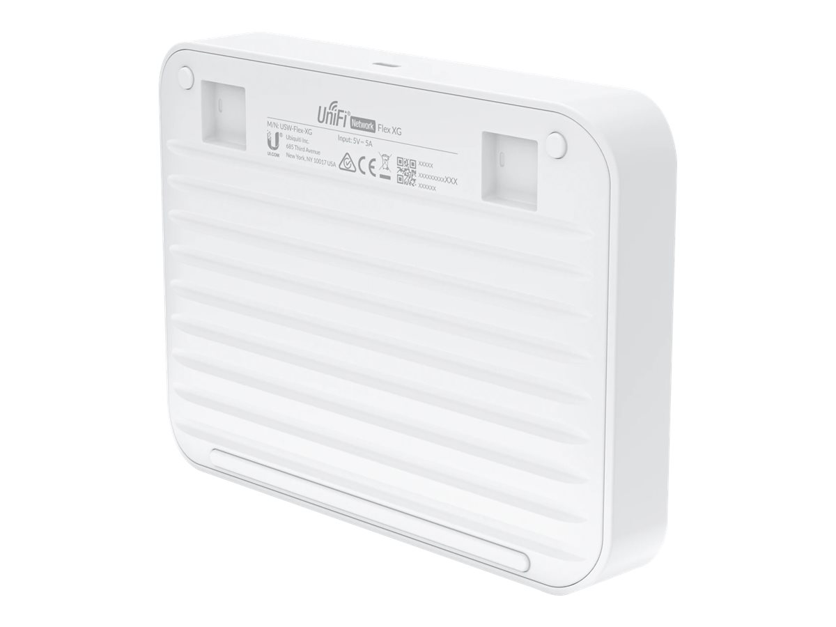 Ubiquiti USW Flex XG - Switch - managed - 4 x 100/1000/2.5G/5G/10GBase-T + 1 x 10/100/1000 (PoE+)