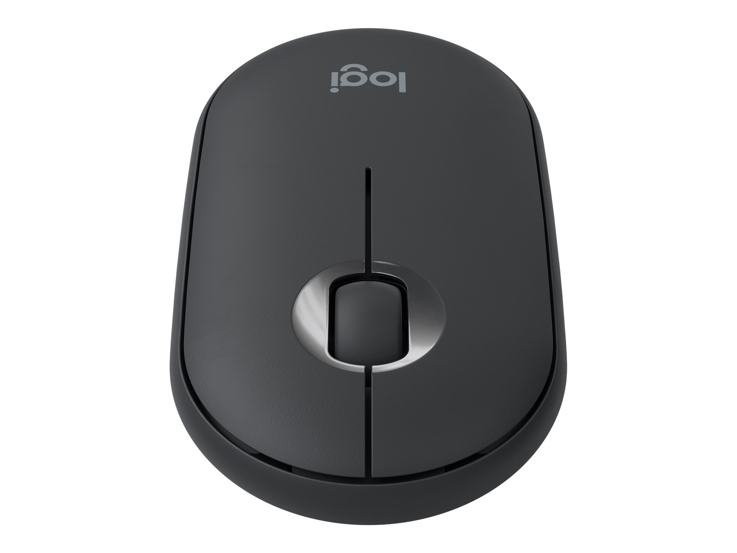Logitech Pebble M350 - Maus - optisch - 3 Tasten - kabellos - 2.4 GHz, Bluetooth - kabelloser Empfänger (USB)
