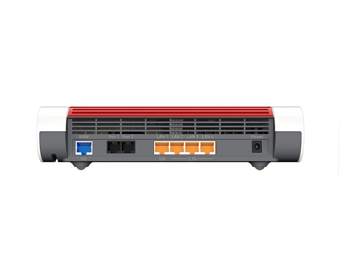 FRITZ! Box 4690 - Wireless Router 4-Port-Switch - 1GbE, Wi-Fi 7 Dual-Band - VoIP Gateway (DECT)