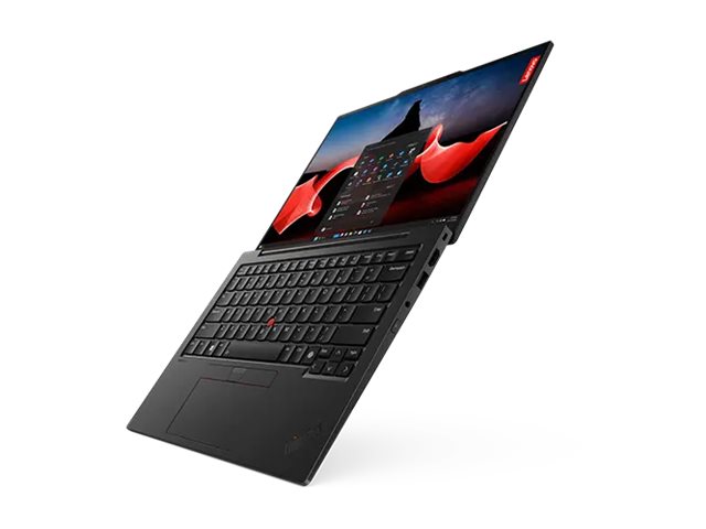 Lenovo ThinkPad X1 Carbon Gen 12 21KC - 180°-Scharnierdesign - Intel Core Ultra 7 155U / 1.7 GHz - Evo - Win 11 Pro - Intel Graphics - 32 GB RAM - 1 TB SSD TCG Opal Encryption 2, NVMe, Performance - 35.6 cm (14")