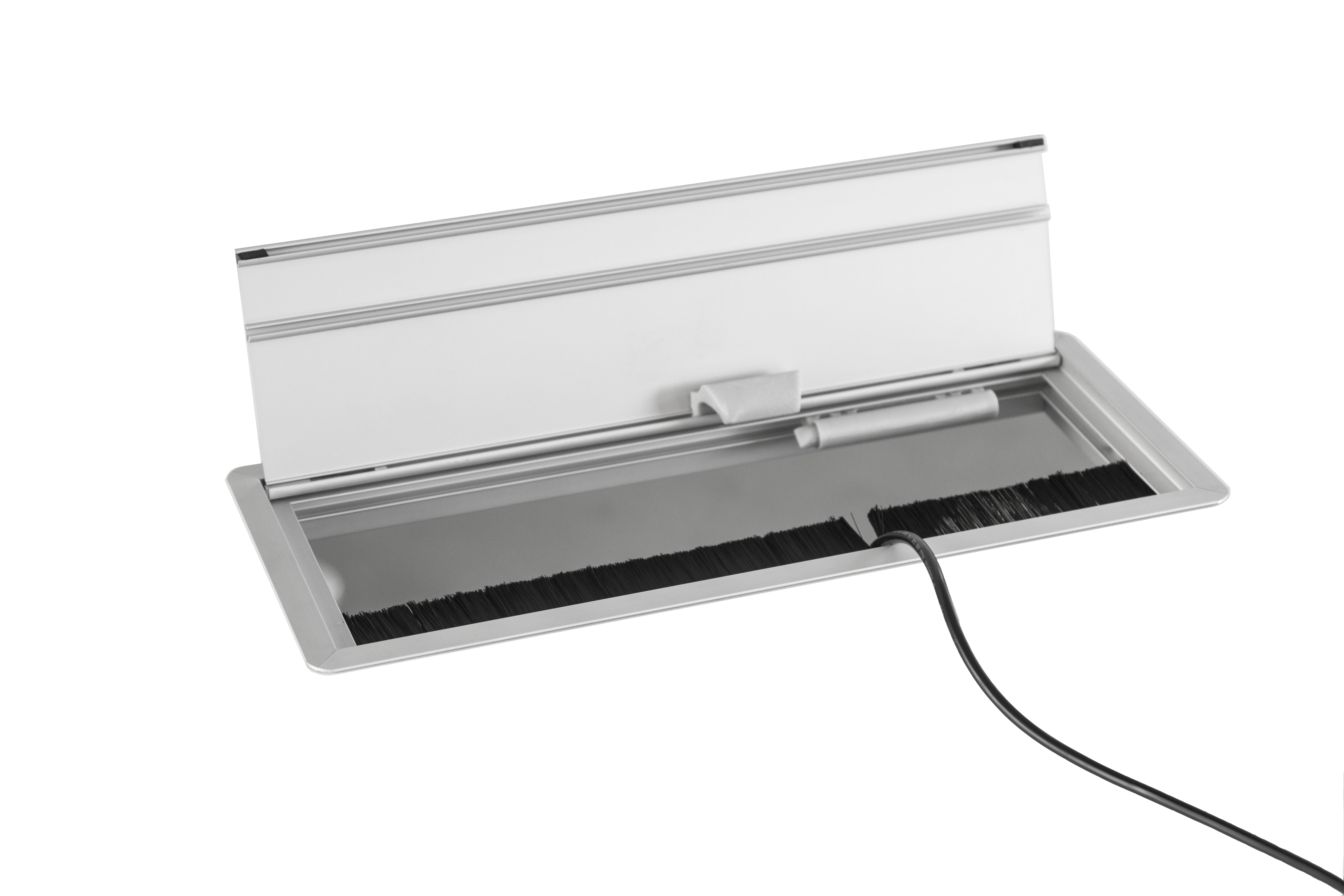 Kabelklappe 30cm ohne Einbau, alu