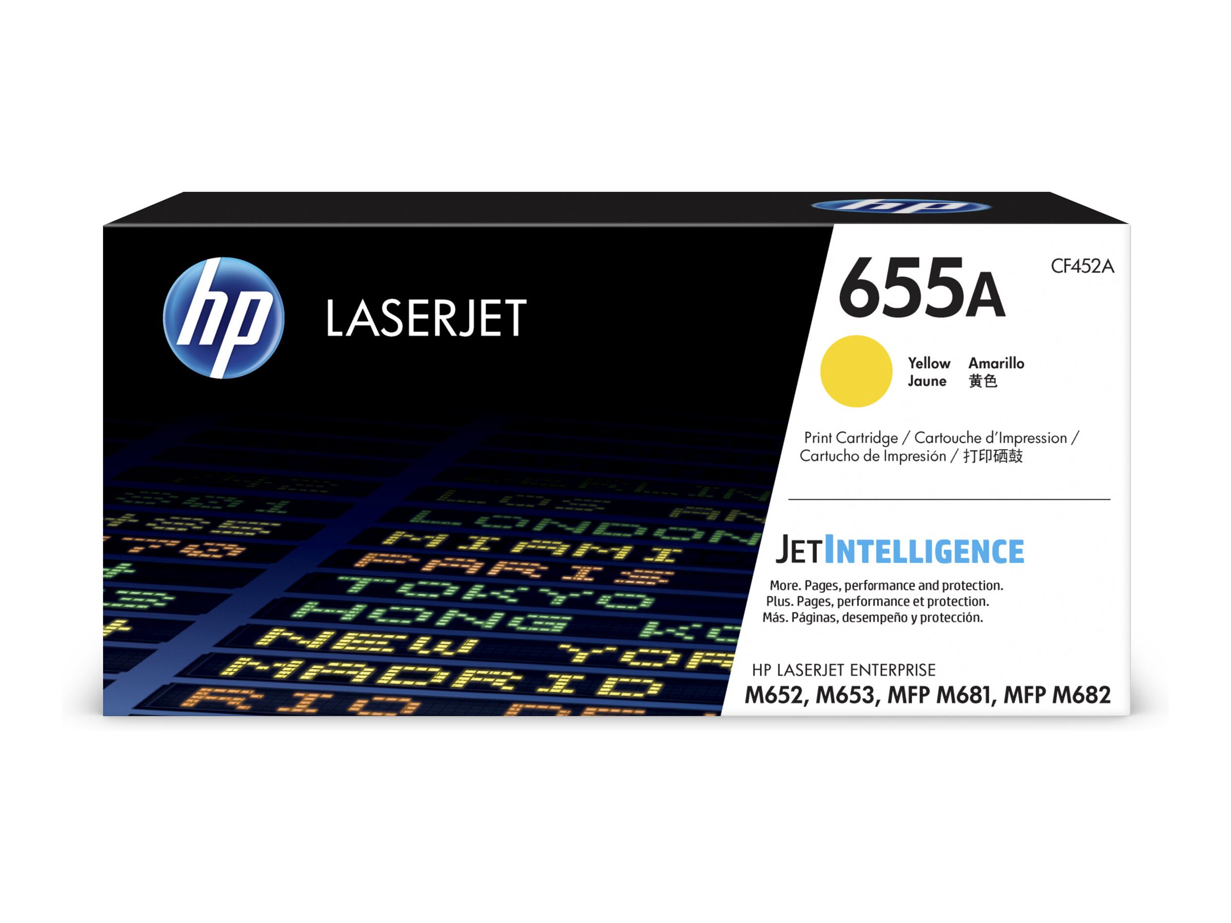 HP 655A - Gelb - original - LaserJet - Tonerpatrone (CF452A)