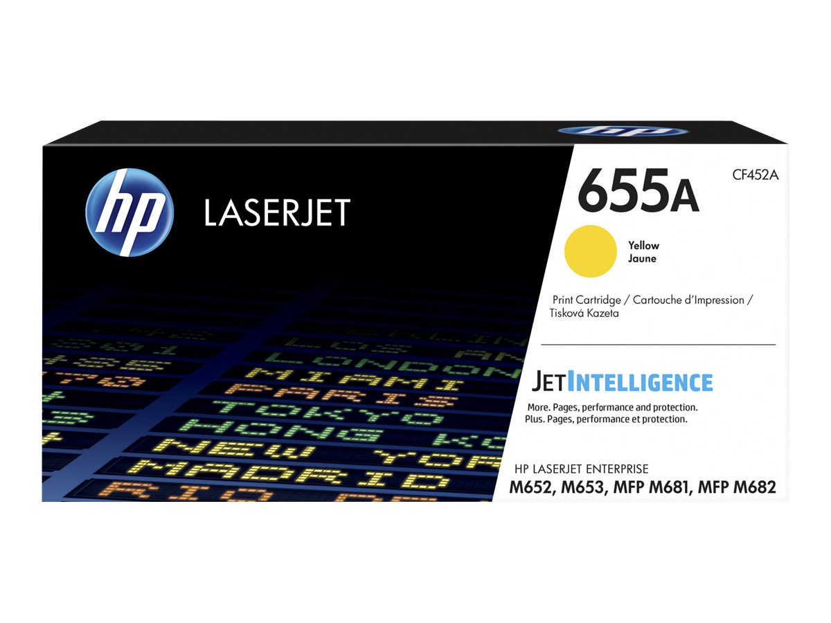 HP 655A - Gelb - original - LaserJet - Tonerpatrone (CF452A)