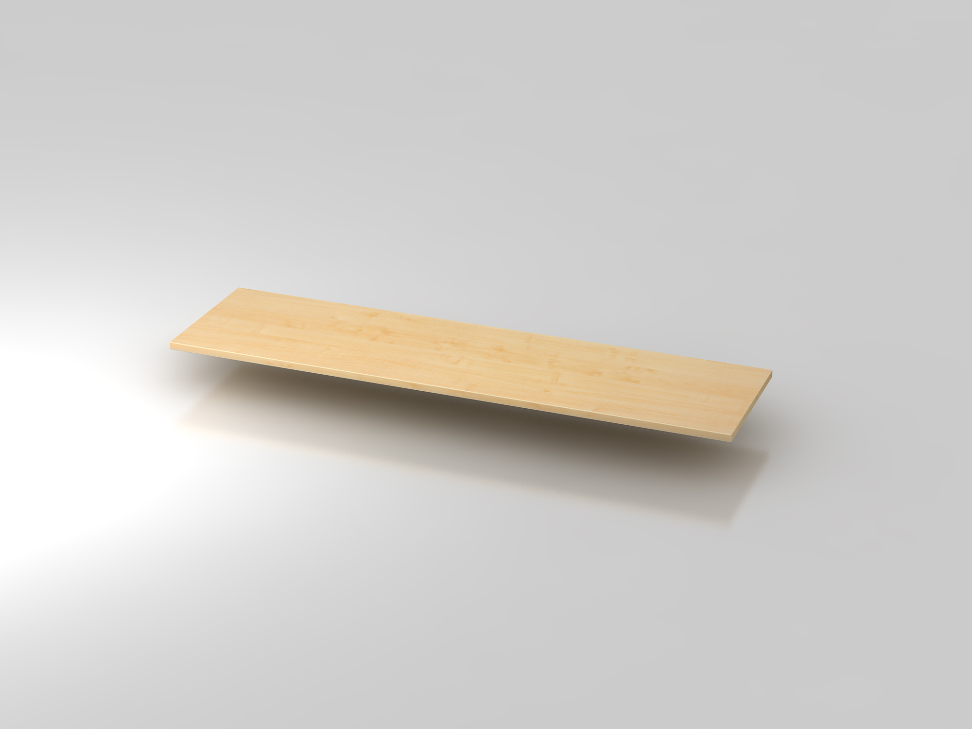 Abdeckplatte 160,5x43cm Graphit