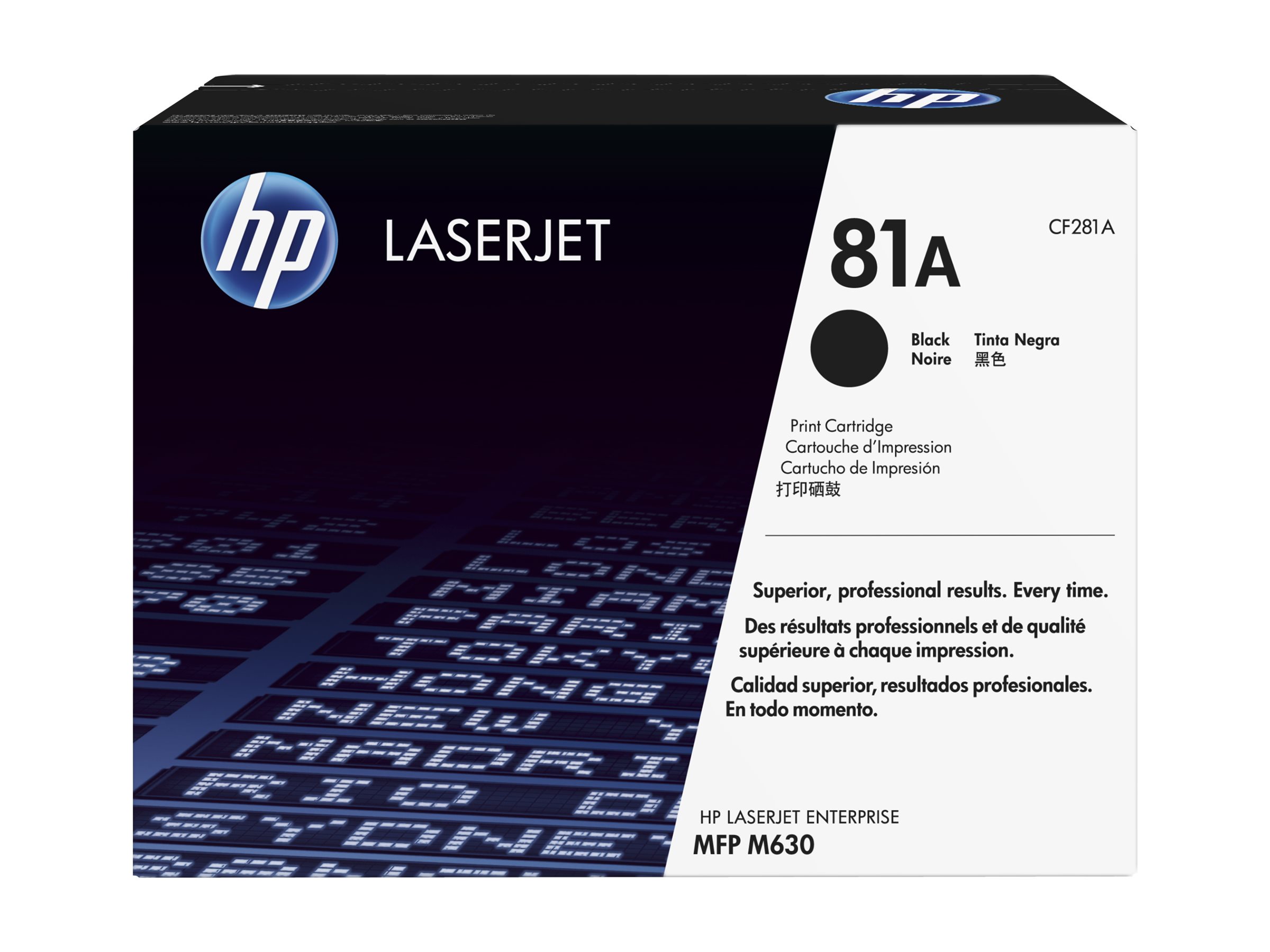 HP 81A - Schwarz - original - LaserJet - Tonerpatrone (CF281A)