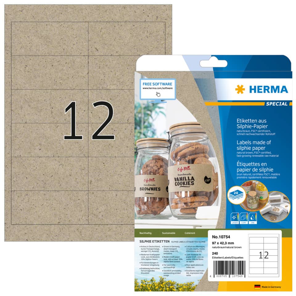 HERMA 10754 permanent Silphie-Papier