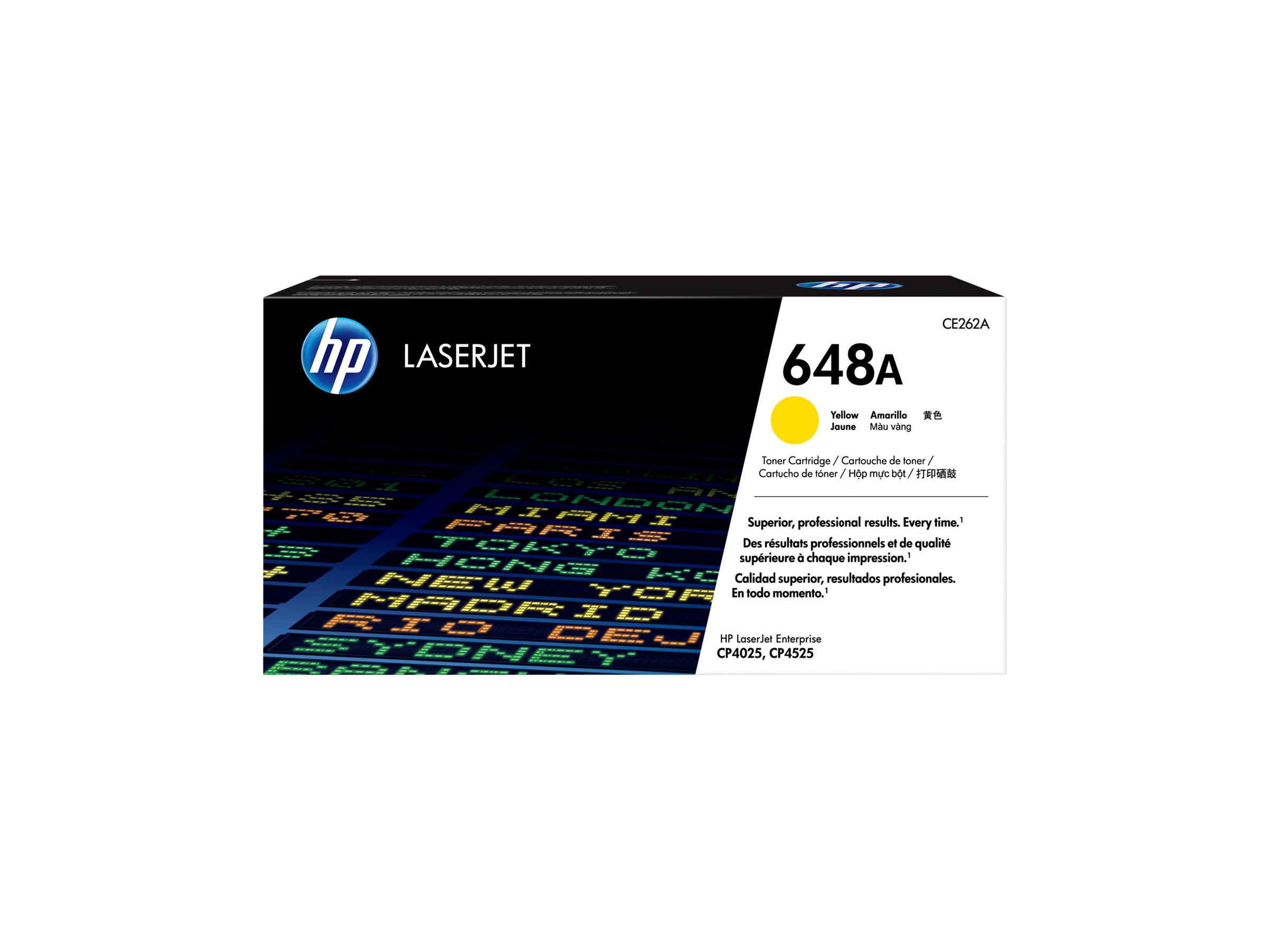HP 648A - Gelb - original - LaserJet - Tonerpatrone (CE262A)