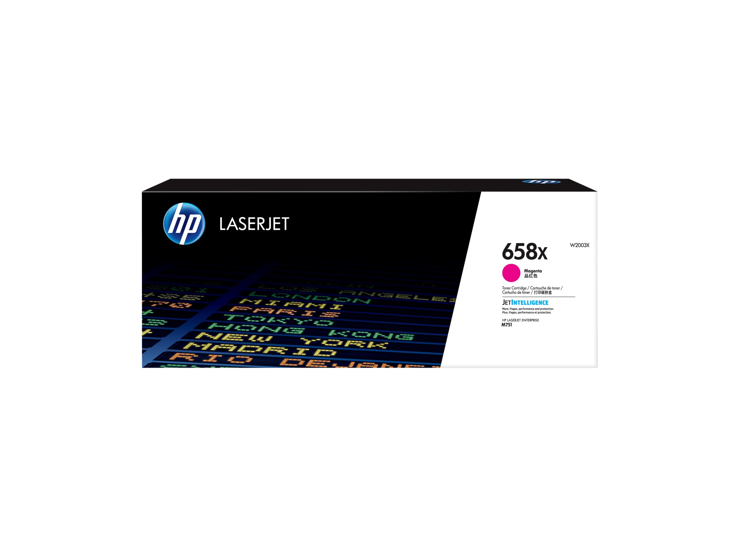 HP 658X - Mit hoher Kapazität - Magenta - original - LaserJet - Tonerpatrone (W2003X)
