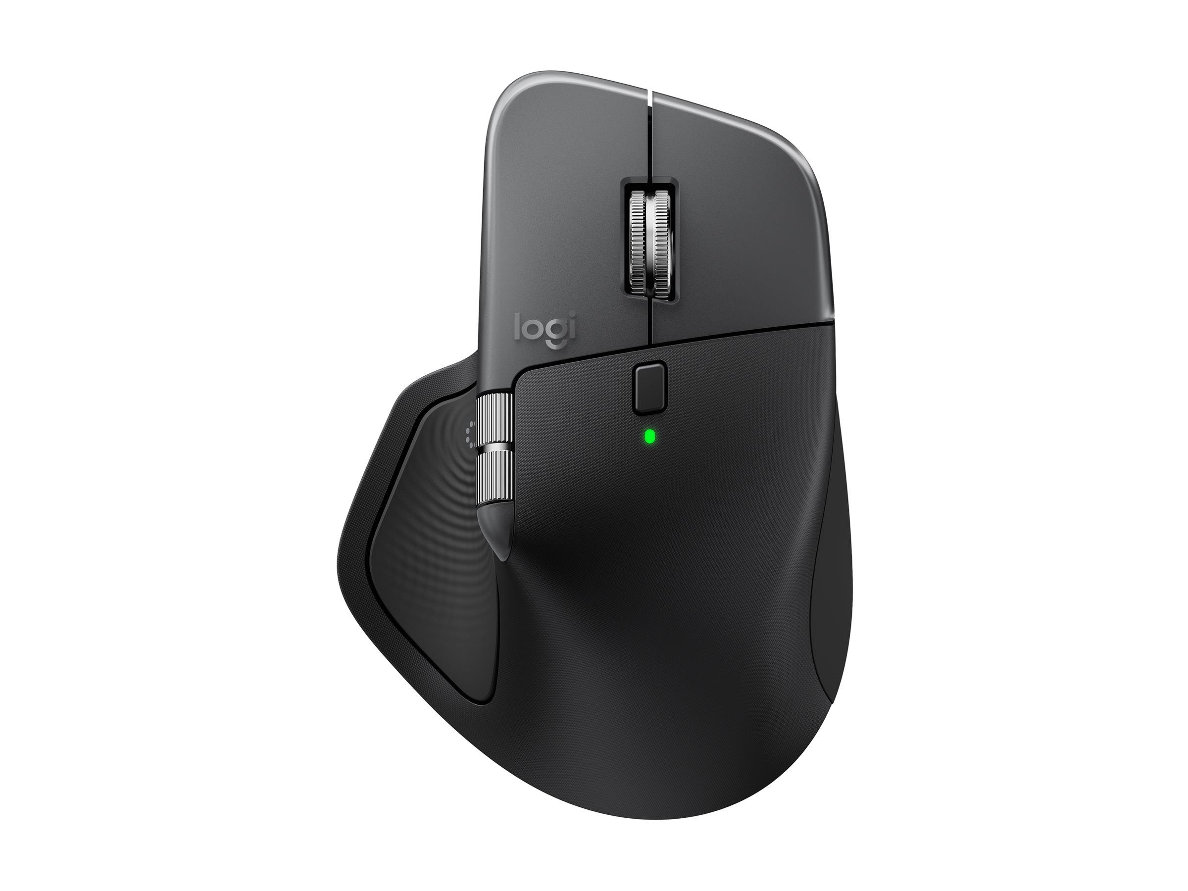 Logitech MX Master 4 for Mac - Maus - 8 Tasten - kabellos - Bluetooth, 2.4 GHz - kabelloser Empfänger (USB)