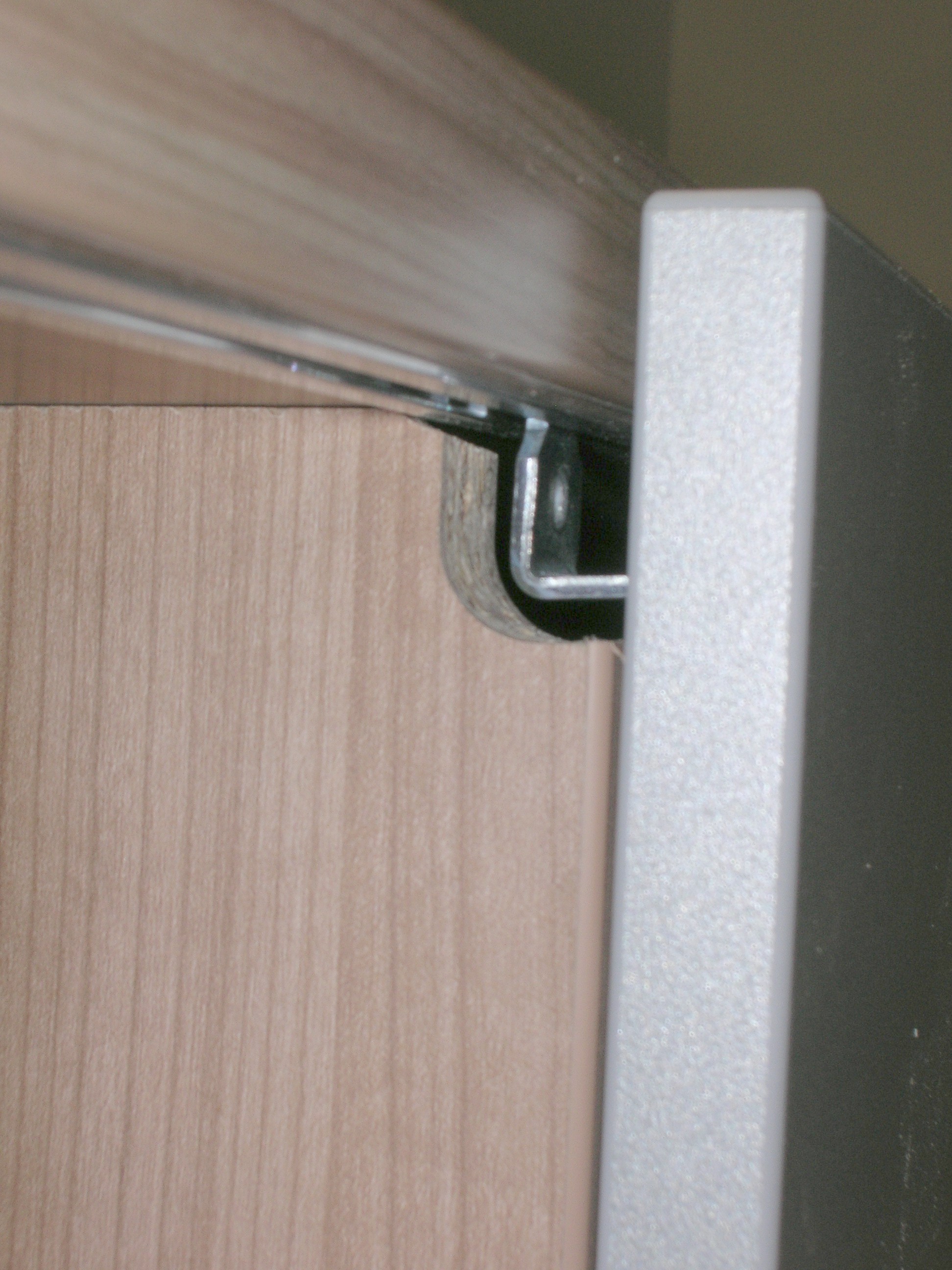 Sideboard 2OH mit Schiebetüren Weiß/Asteiche