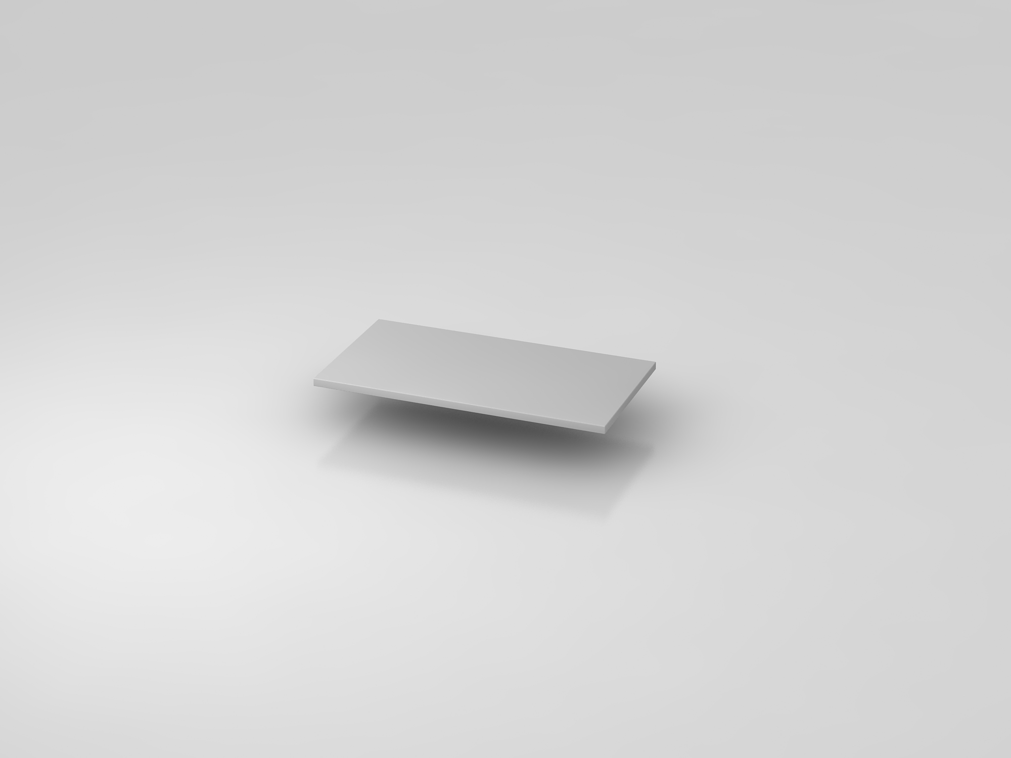 Abdeckplatte 80,5x43cm Grau