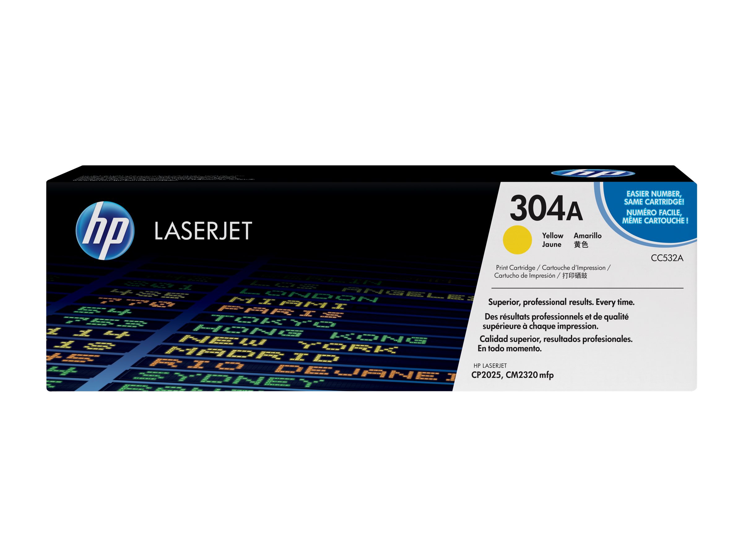 HP 304A - Gelb - original - LaserJet - Tonerpatrone (CC532A)