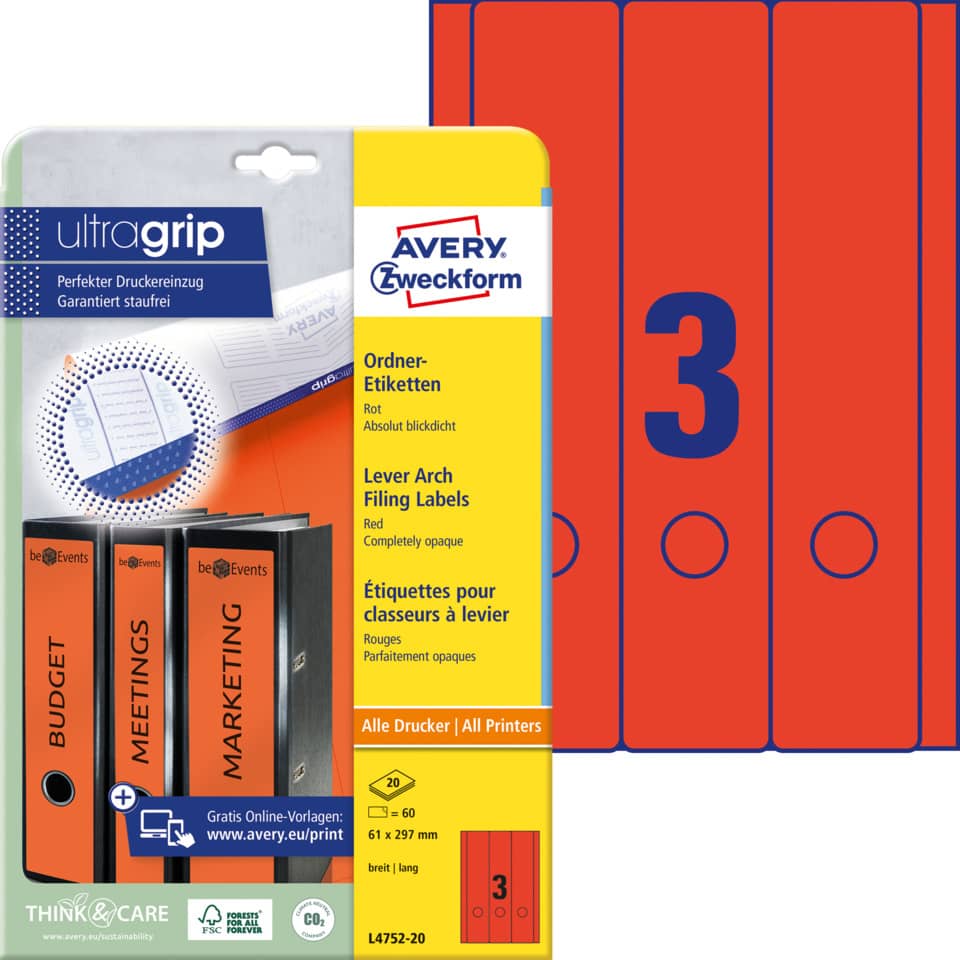 ZWECKFORM L4752-20 60ST