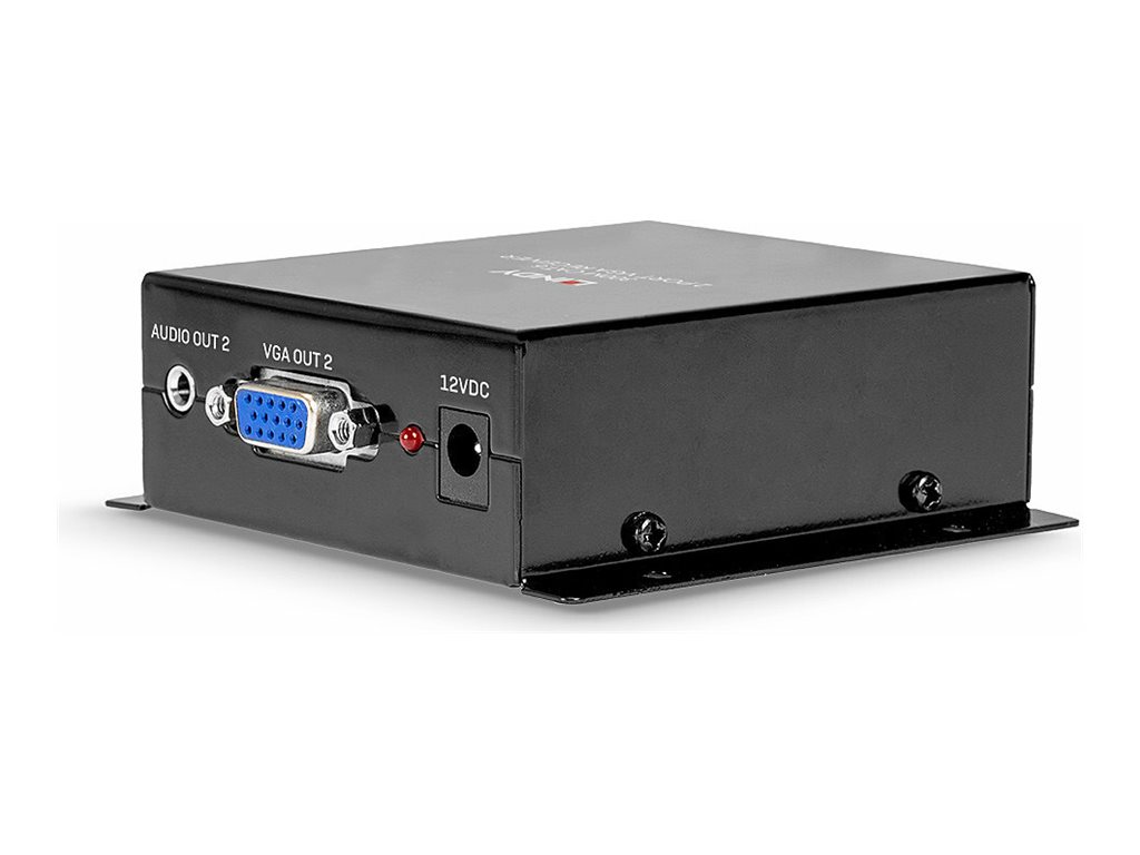 Lindy Cat.6 2 Port VGA Receiver - Erweiterung für Video/Audio