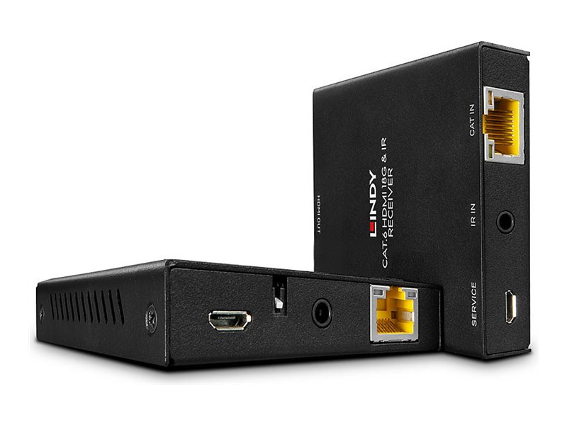 Lindy Cat.6 HDMI 18G & IR Extender with PoC & Loop Out