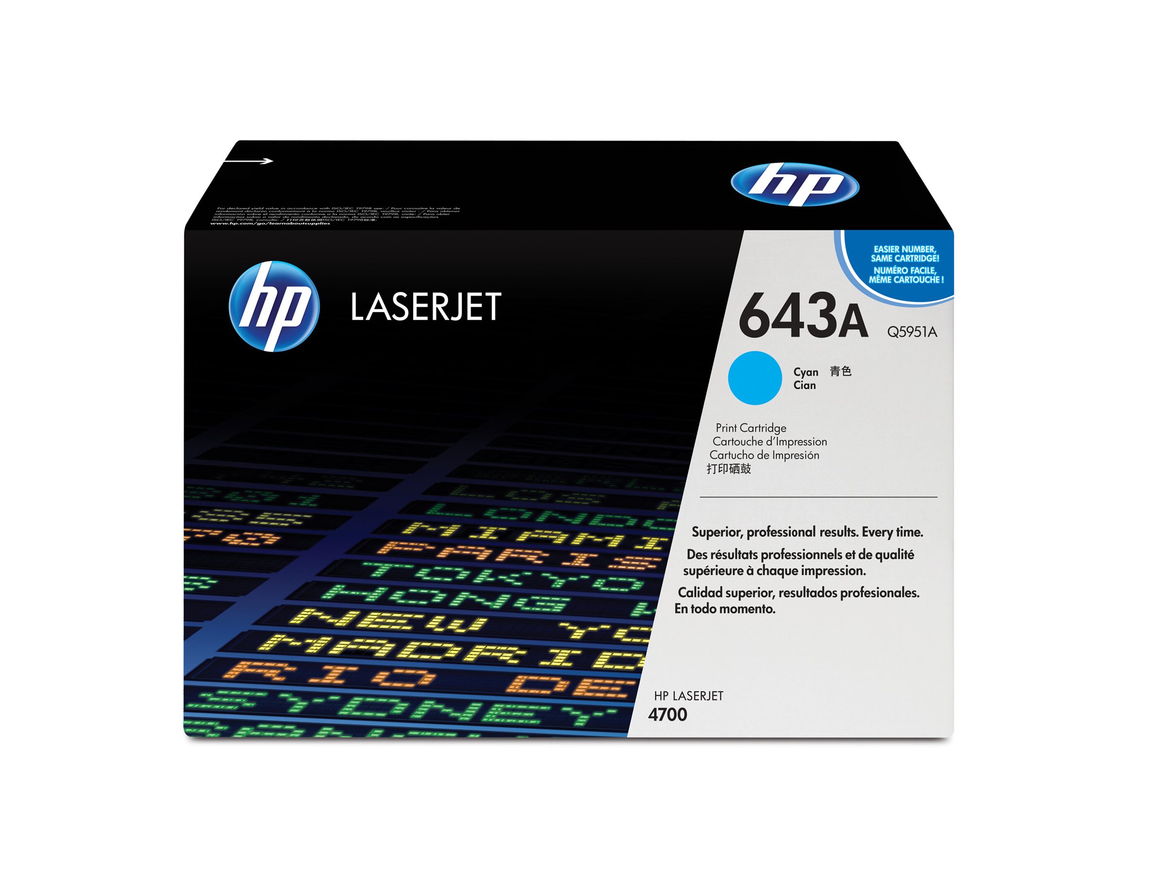 HP 643A - Cyan - original - LaserJet - Tonerpatrone (Q5951A)