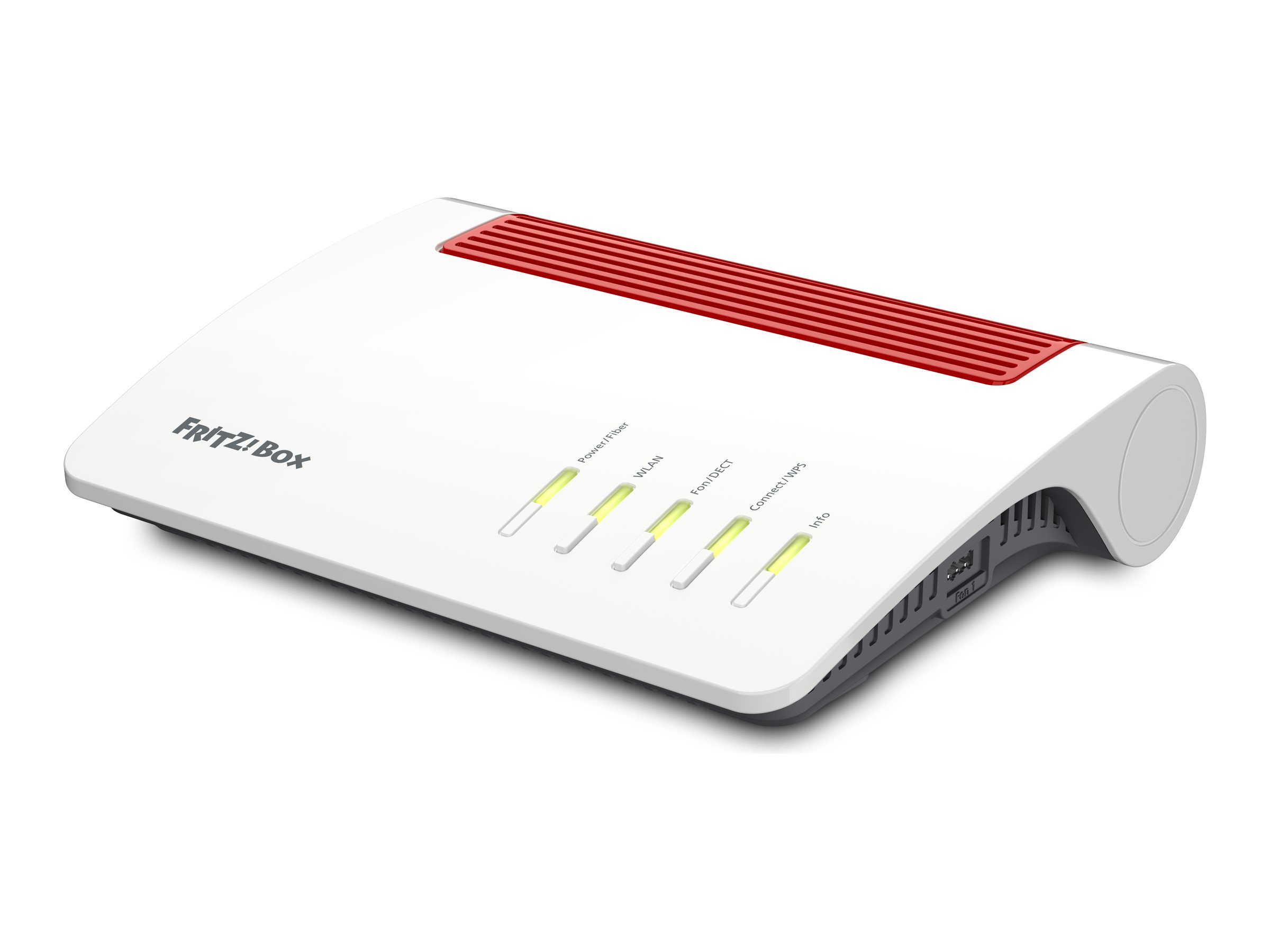 FRITZ! AVM FRITZ!Box 5590 Fiber - Wireless Router - Netz - GPON-Terminal / Stimmen-Karte 1GbE, 2.5GbE, GPON, AON - Wi-Fi 6 - Dual-Band - VoIP-Telefonadapter (DECT)