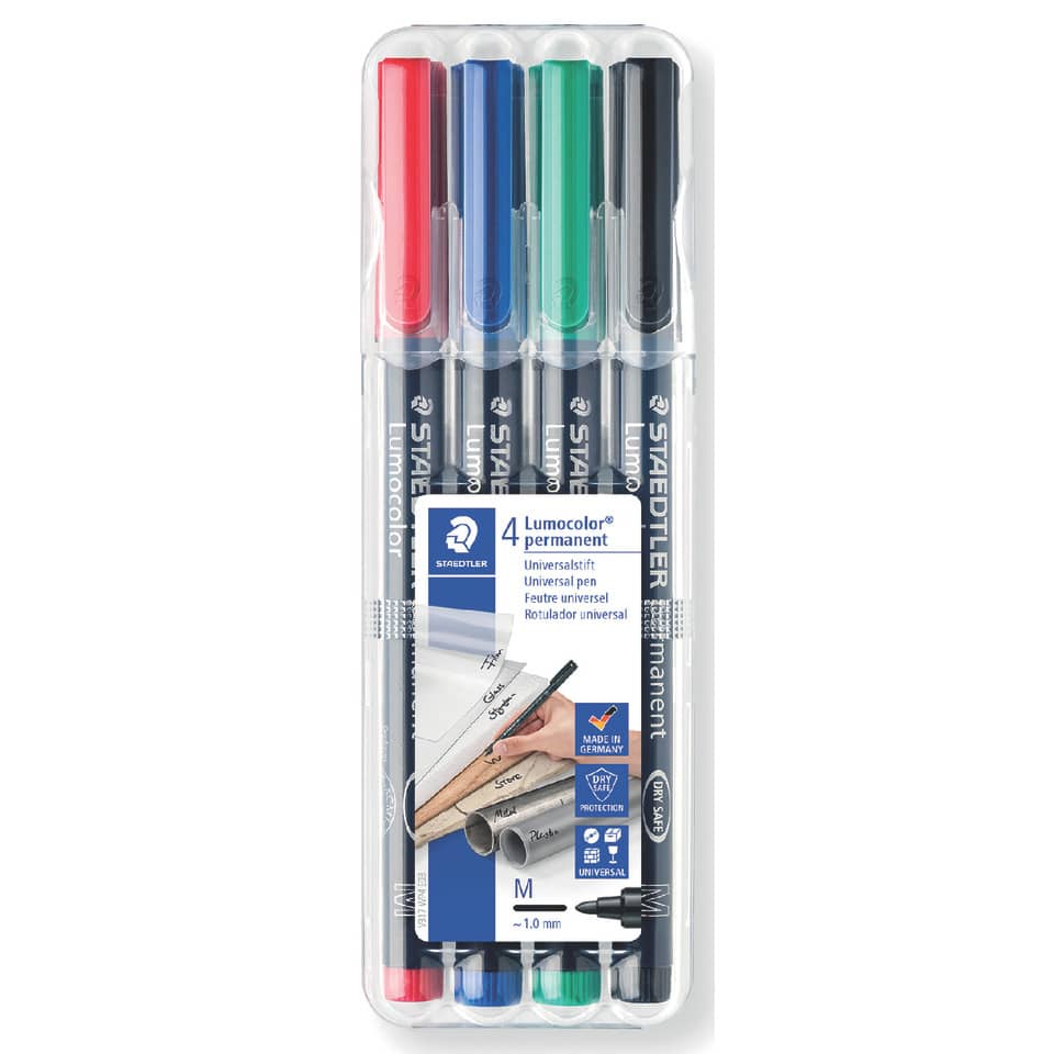 STAEDTLER 317 WP4 perm. Blister