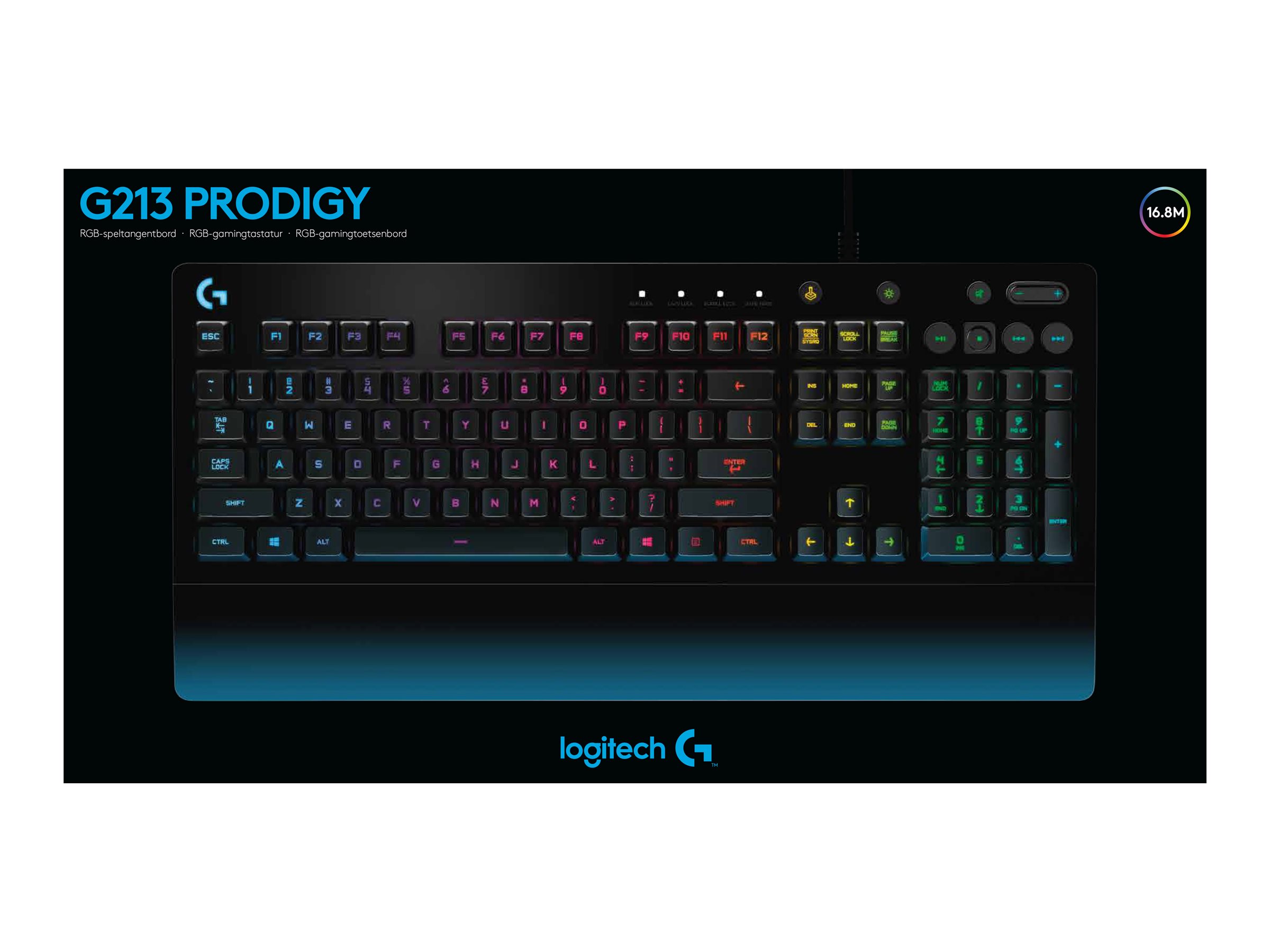 Logitech Prodigy G213 - Tastatur - mit LED-Anzeige