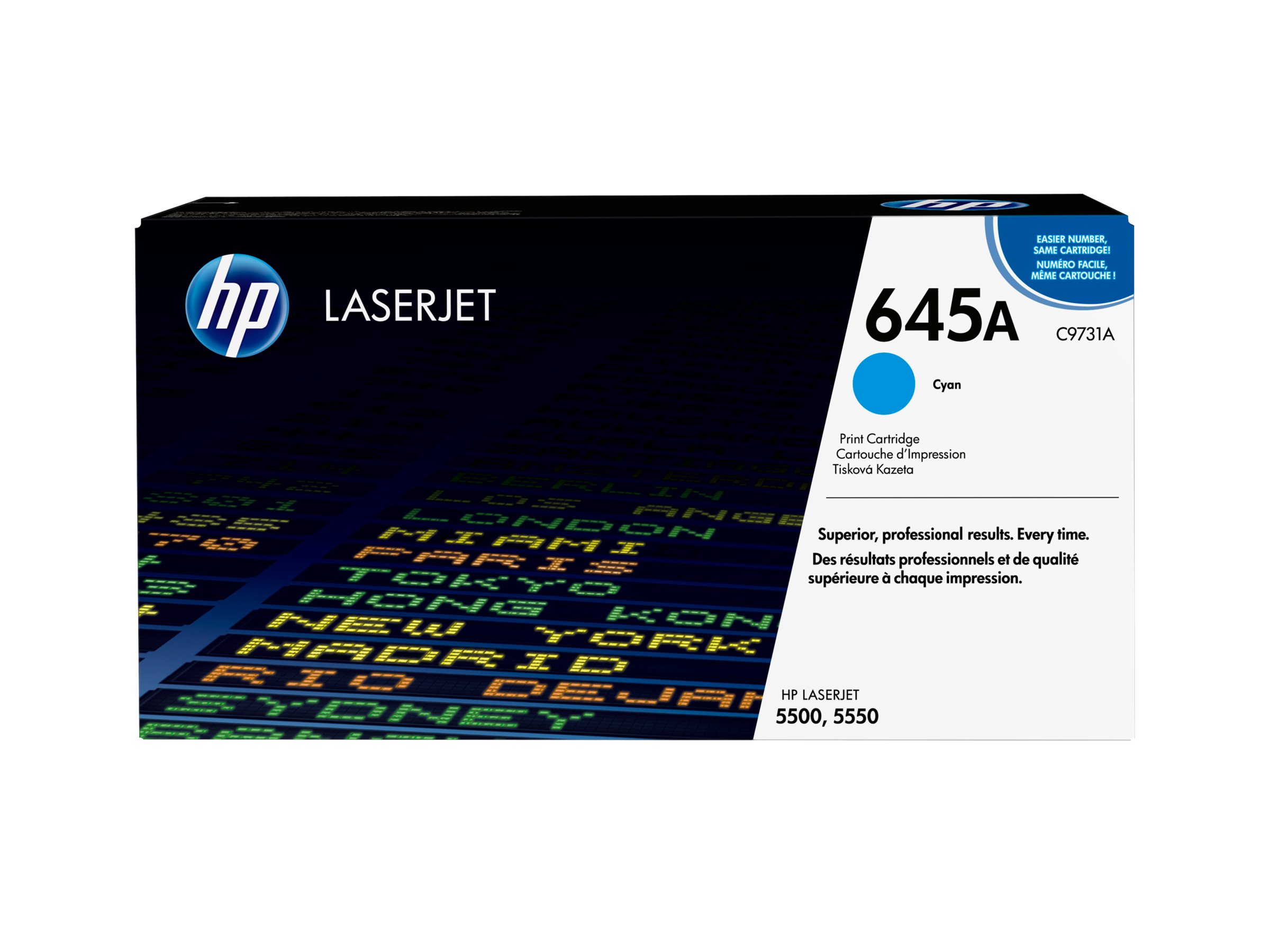 HP 645A - Cyan - original - LaserJet - Tonerpatrone (C9731A)