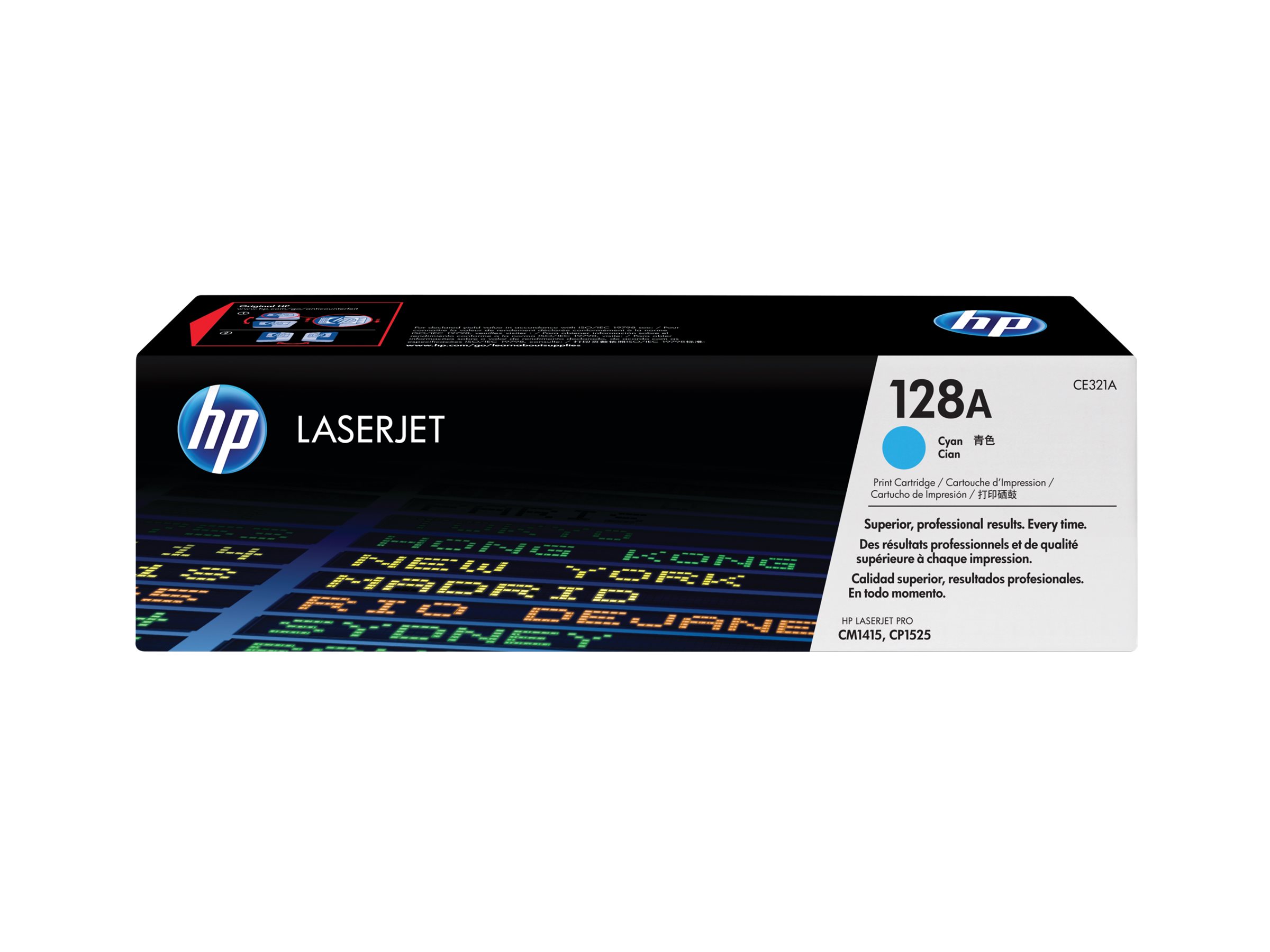 HP 128A - Cyan - original - LaserJet - Tonerpatrone (CE321A)