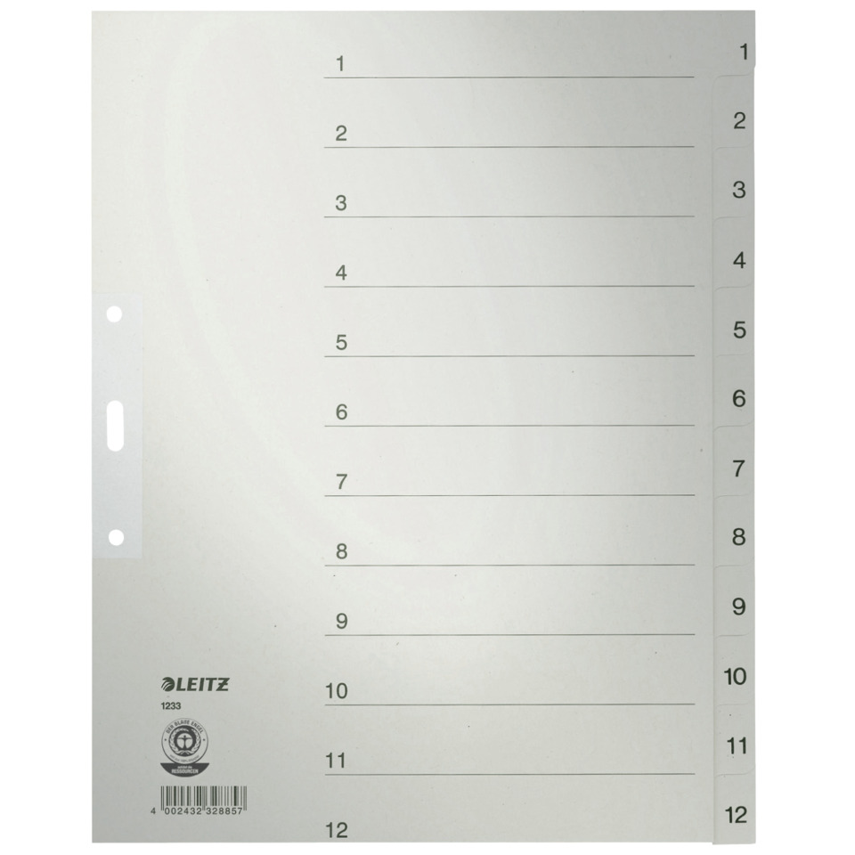 LEITZ 12330085 Papier 12tlg.