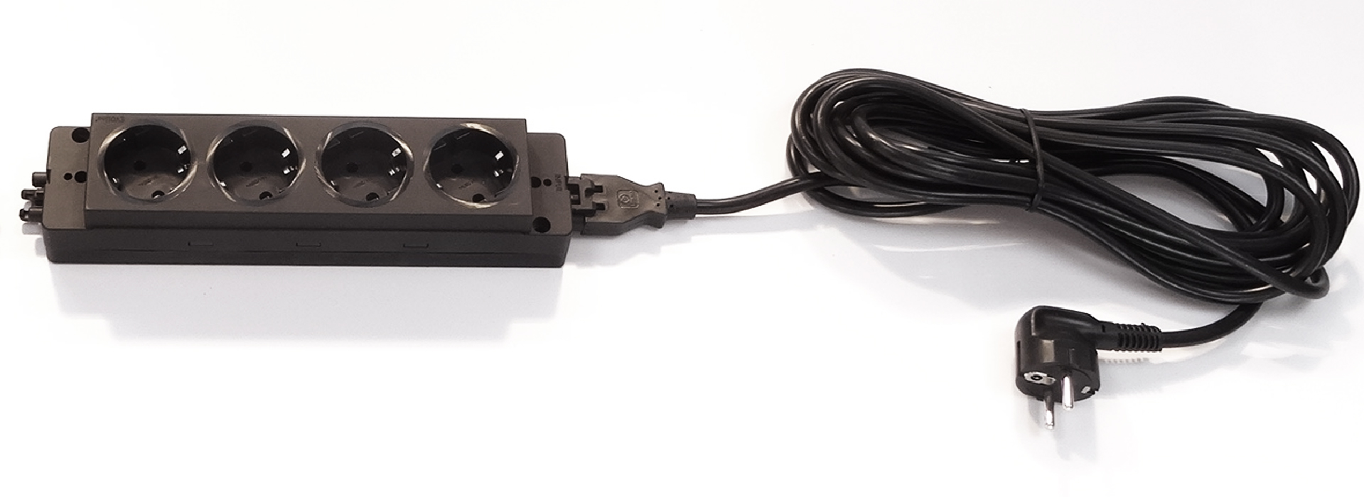 4-fach Steckdosenleiste mit 5m Kabel BRD