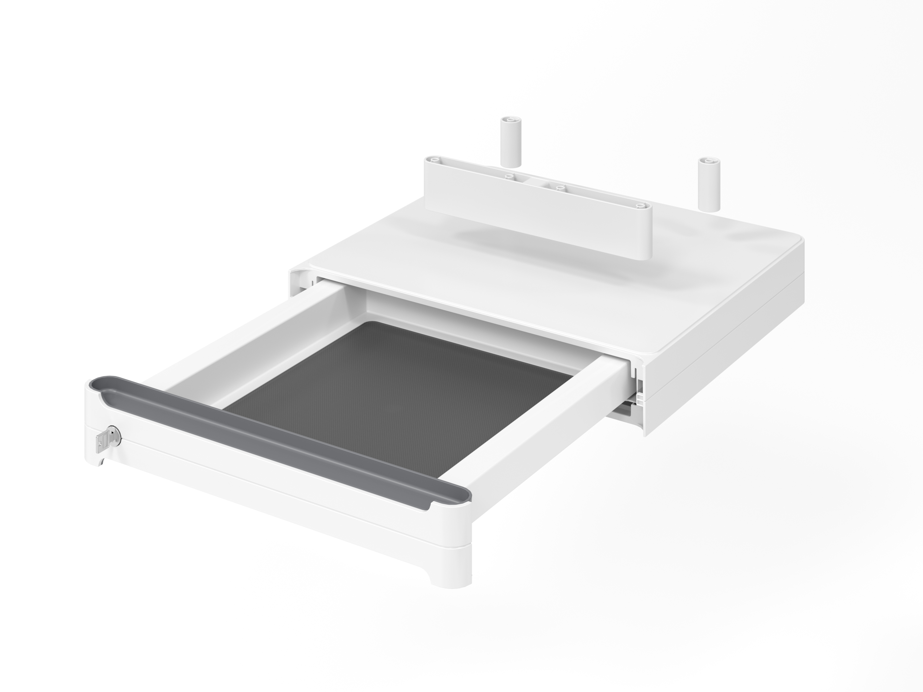 Unterbauschublade, weiß, mit Soft Stop
