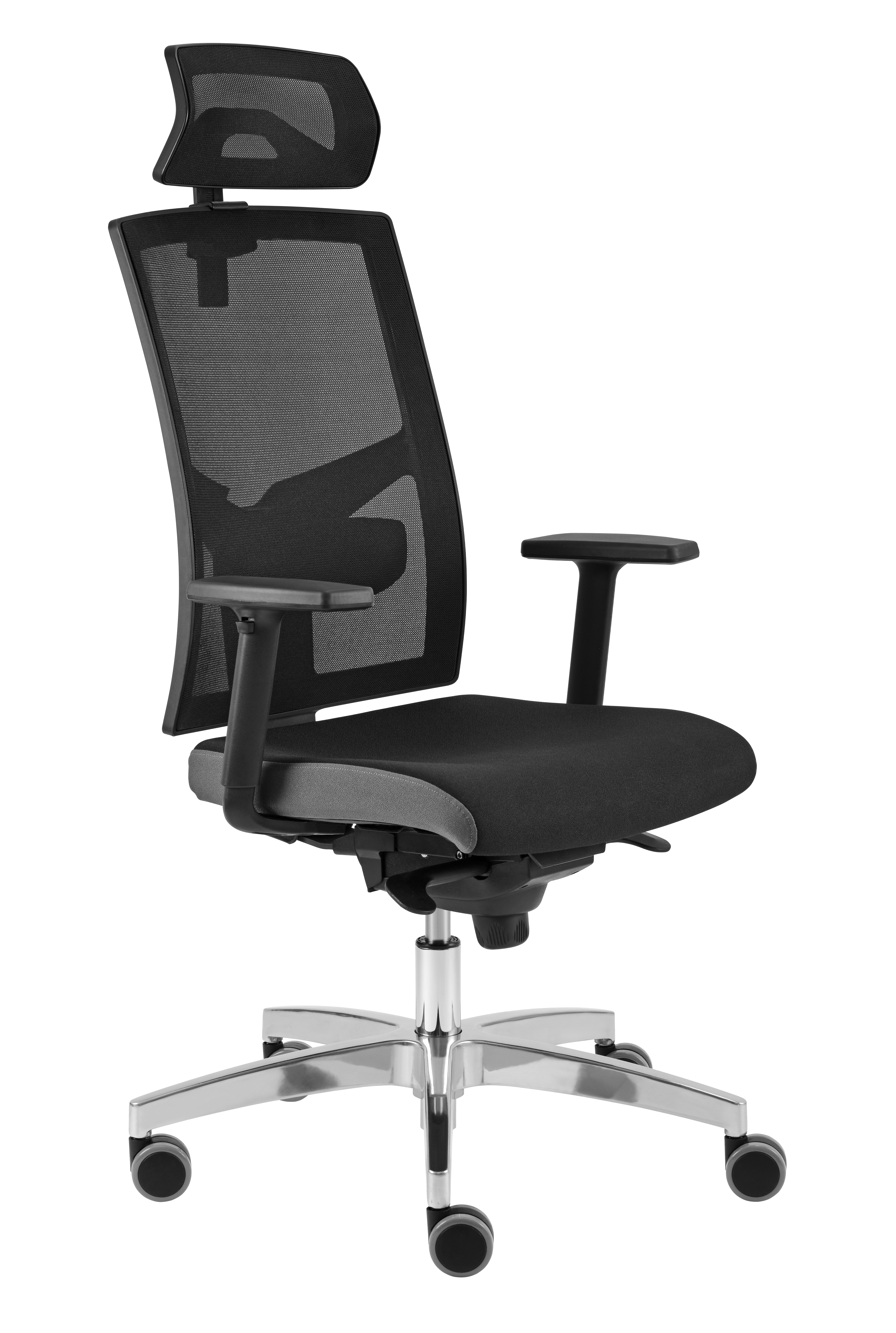 Drehstuhl Premium 2 mit Netzrücken, schwarz