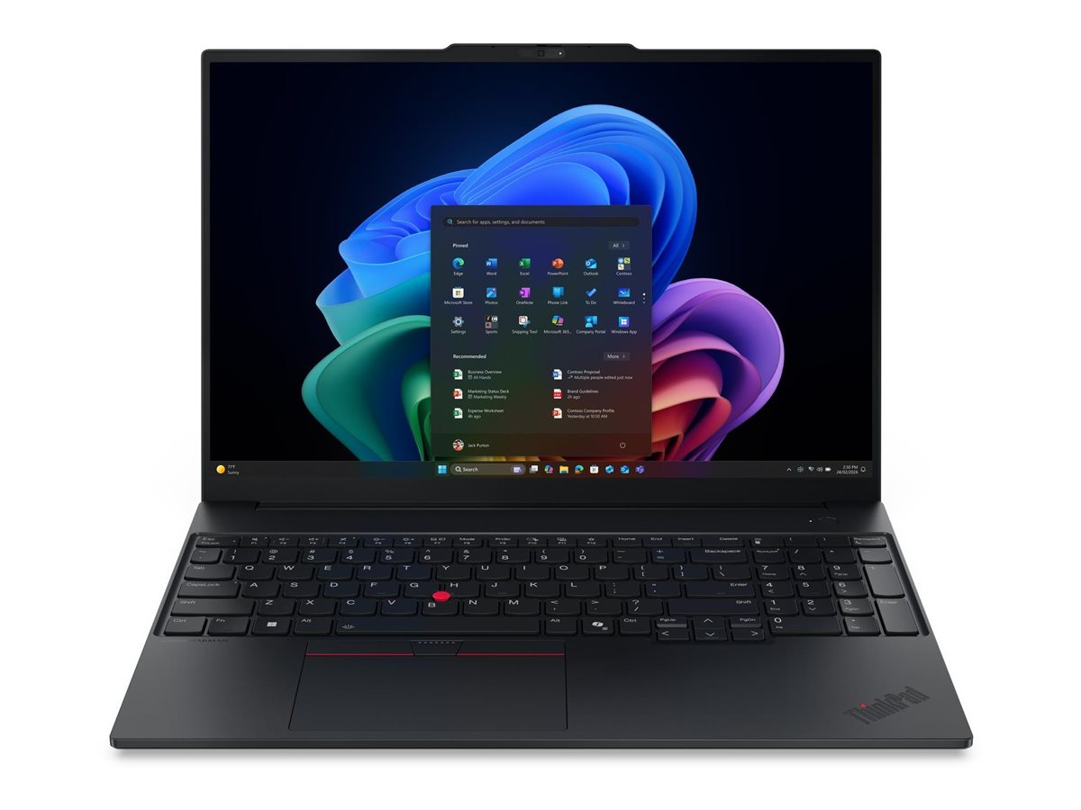 Lenovo ThinkPad E16 Gen 4 21YC - Intel Core Ultra 5 325 / 2.1 GHz - Win 11 Pro - Intel Graphics - 32 GB RAM - 512 GB SSD TCG Opal Encryption 2, NVMe - 40.6 cm (16")