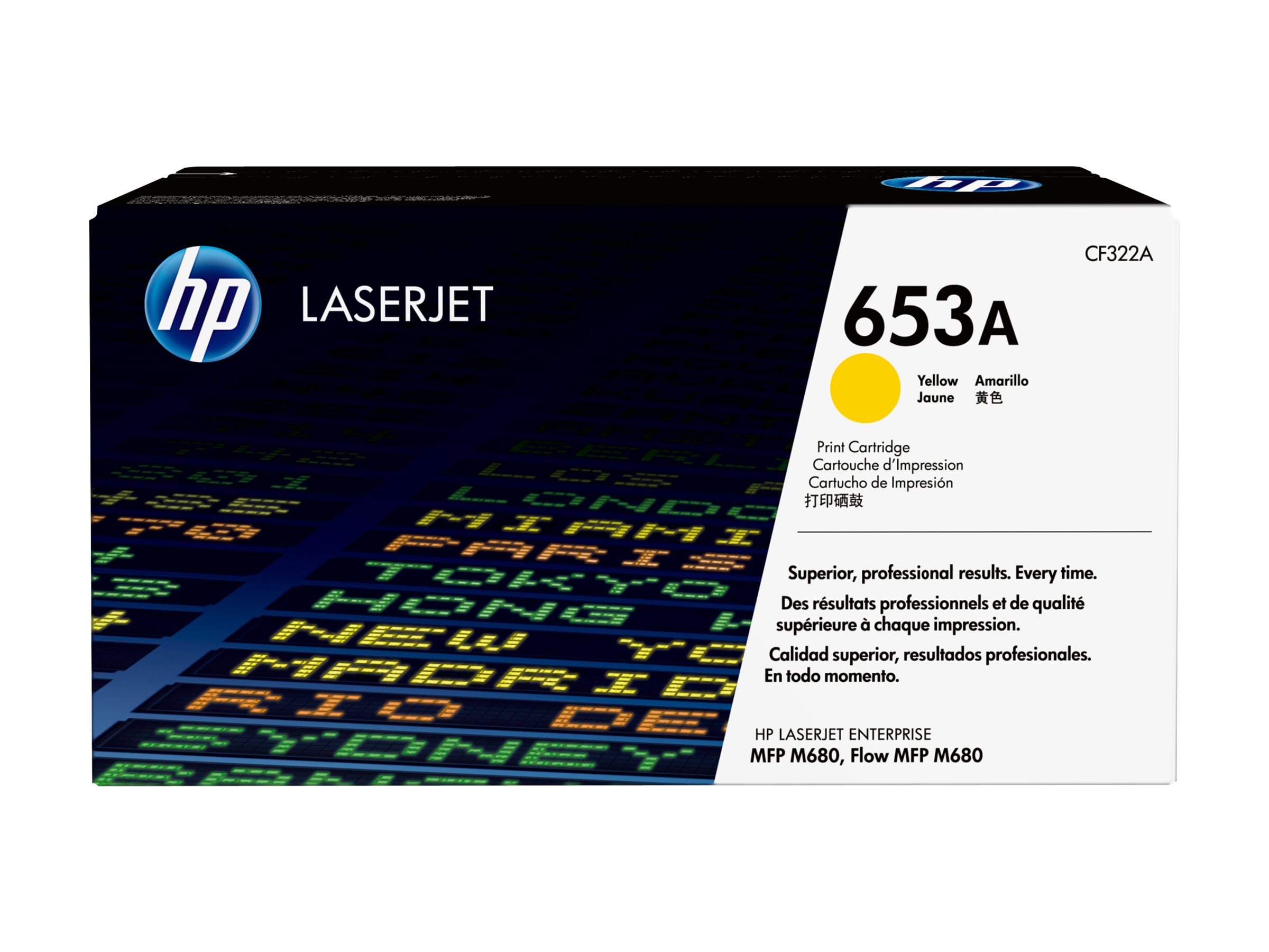 HP 653A - Gelb - original - LaserJet - Tonerpatrone (CF322A)