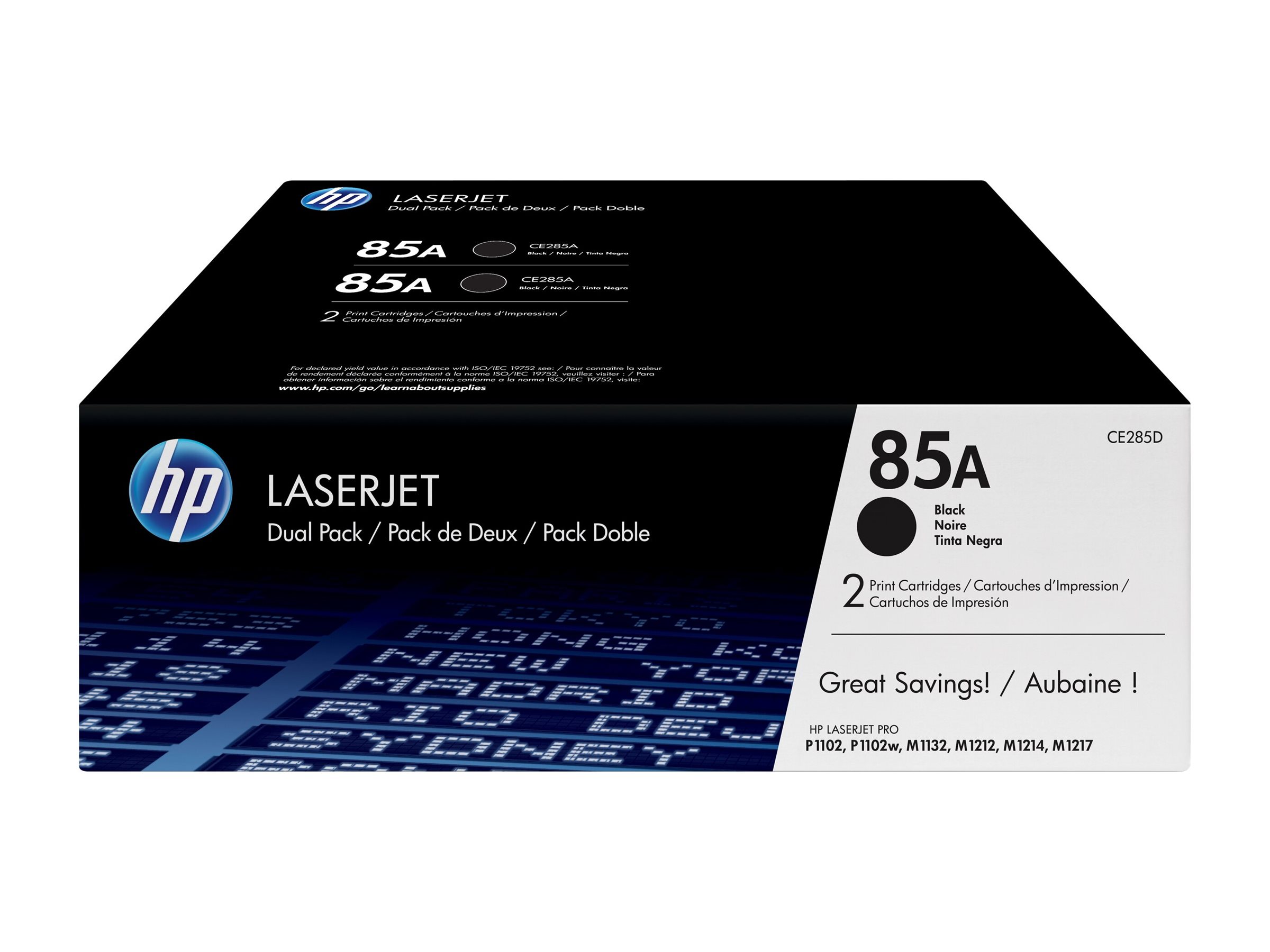 HP 85A - 2er-Pack - Schwarz - original - LaserJet - Tonerpatrone (CE285AD)