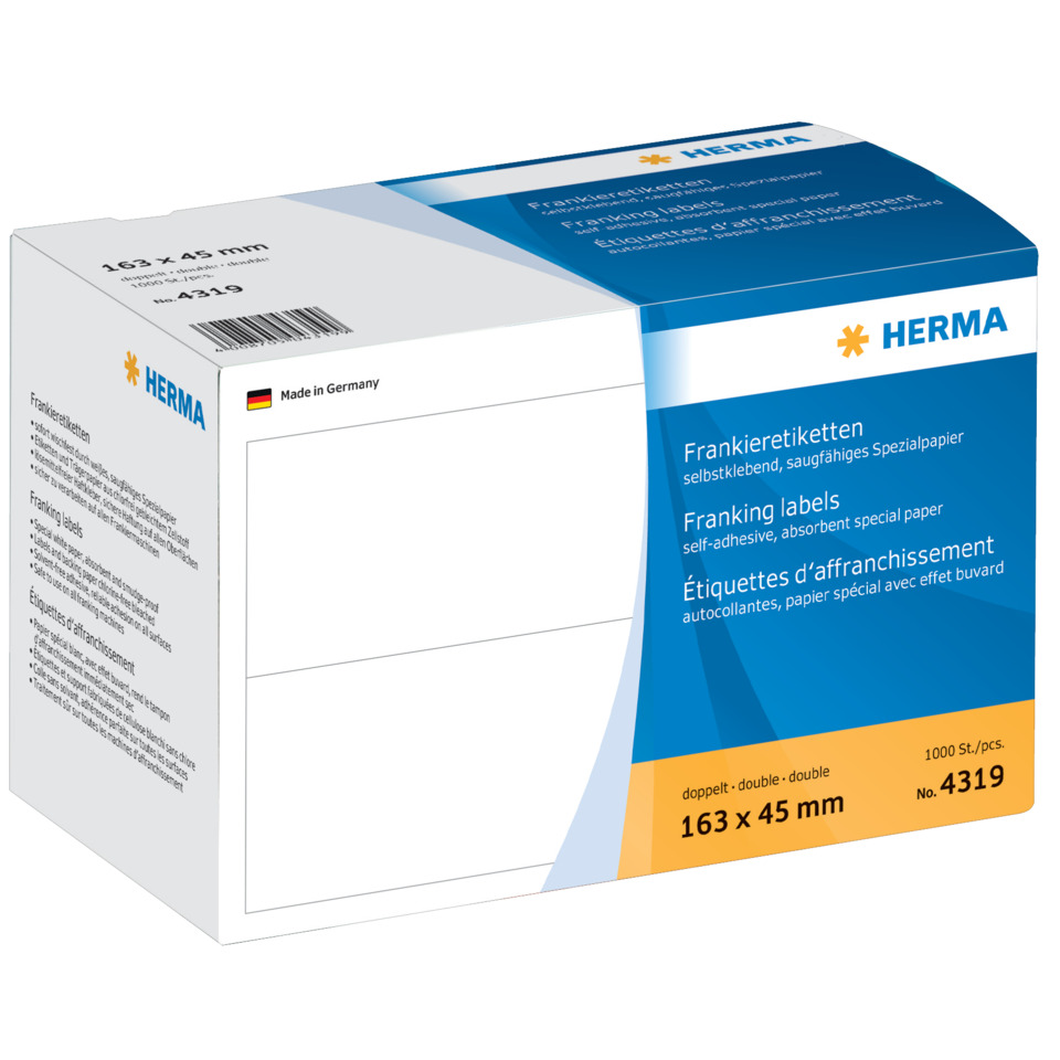 HERMA 4319 doppelt permanent haftend