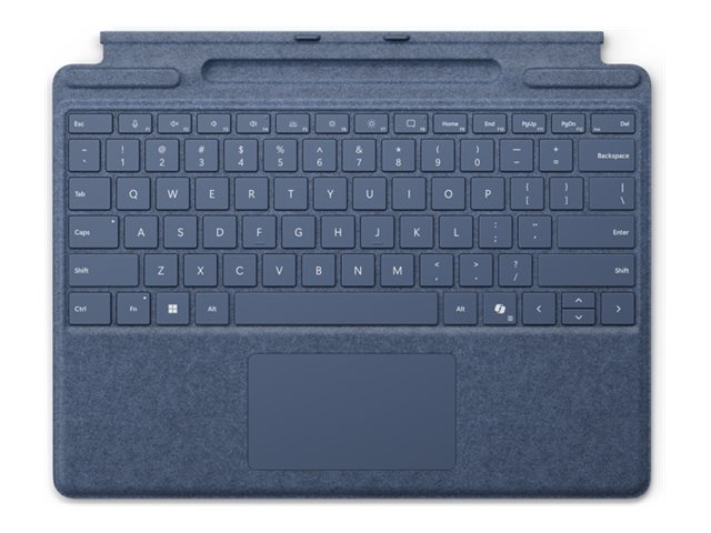 Microsoft Surface Pro Keyboard - Tastatur - mit Trackpad, Beschleunigungsmesser, Surface Slim Pen 2 Ablage- und Ladeschale