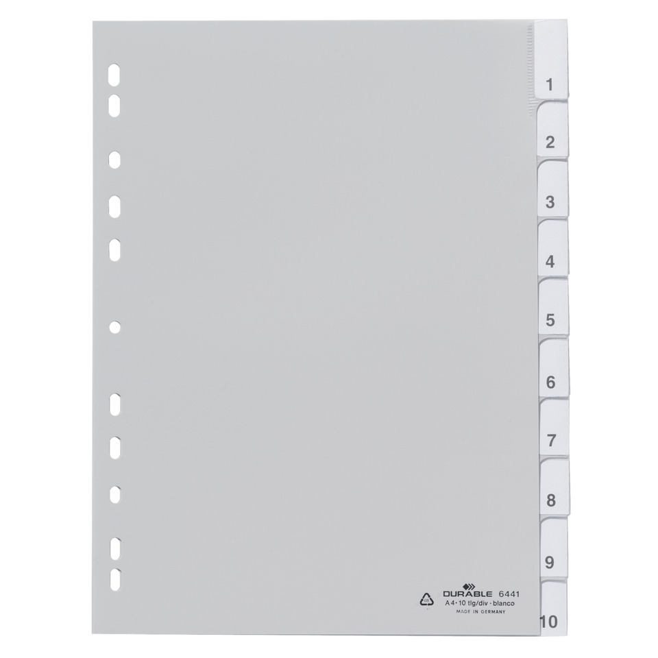 DURABLE 6441 10 Beschriftungssch. ausw.