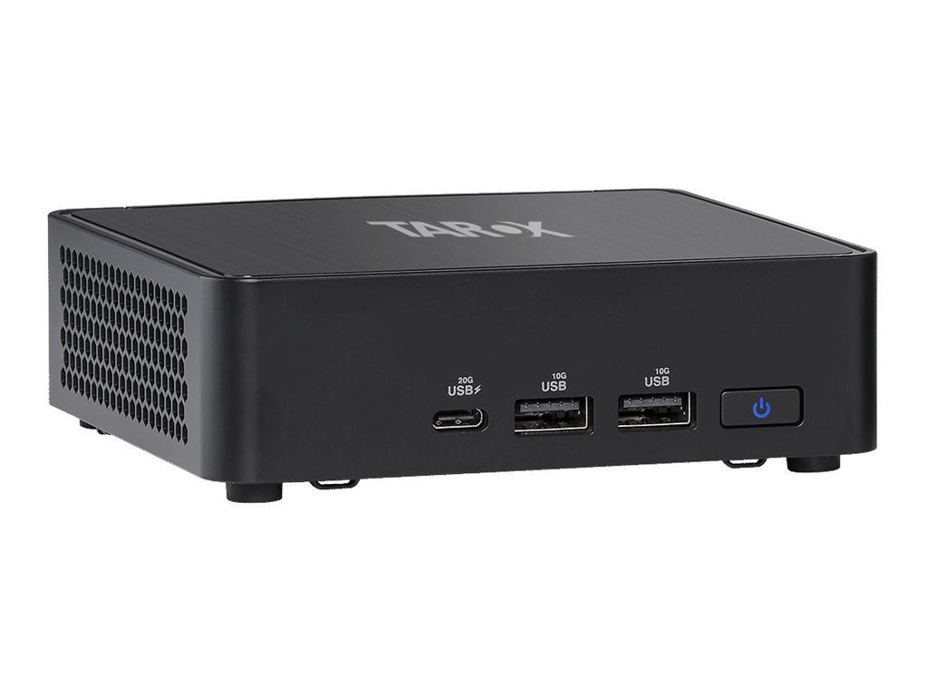 TAROX G14 - Mini-PC - Core Ultra 7 155H / 1.4 GHz - RAM 16 GB - SSD 500 GB - NVMe - Intel Arc Graphics - 1GbE, 2.5GbE, Wi-Fi 6E, Bluetooth 5.3 - WLAN: 802.11a/b/g/n/ac/ax (Wi-Fi 6E)