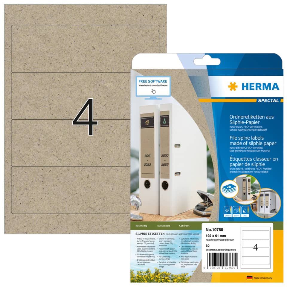 HERMA 10760 permanent Silphie-Papier