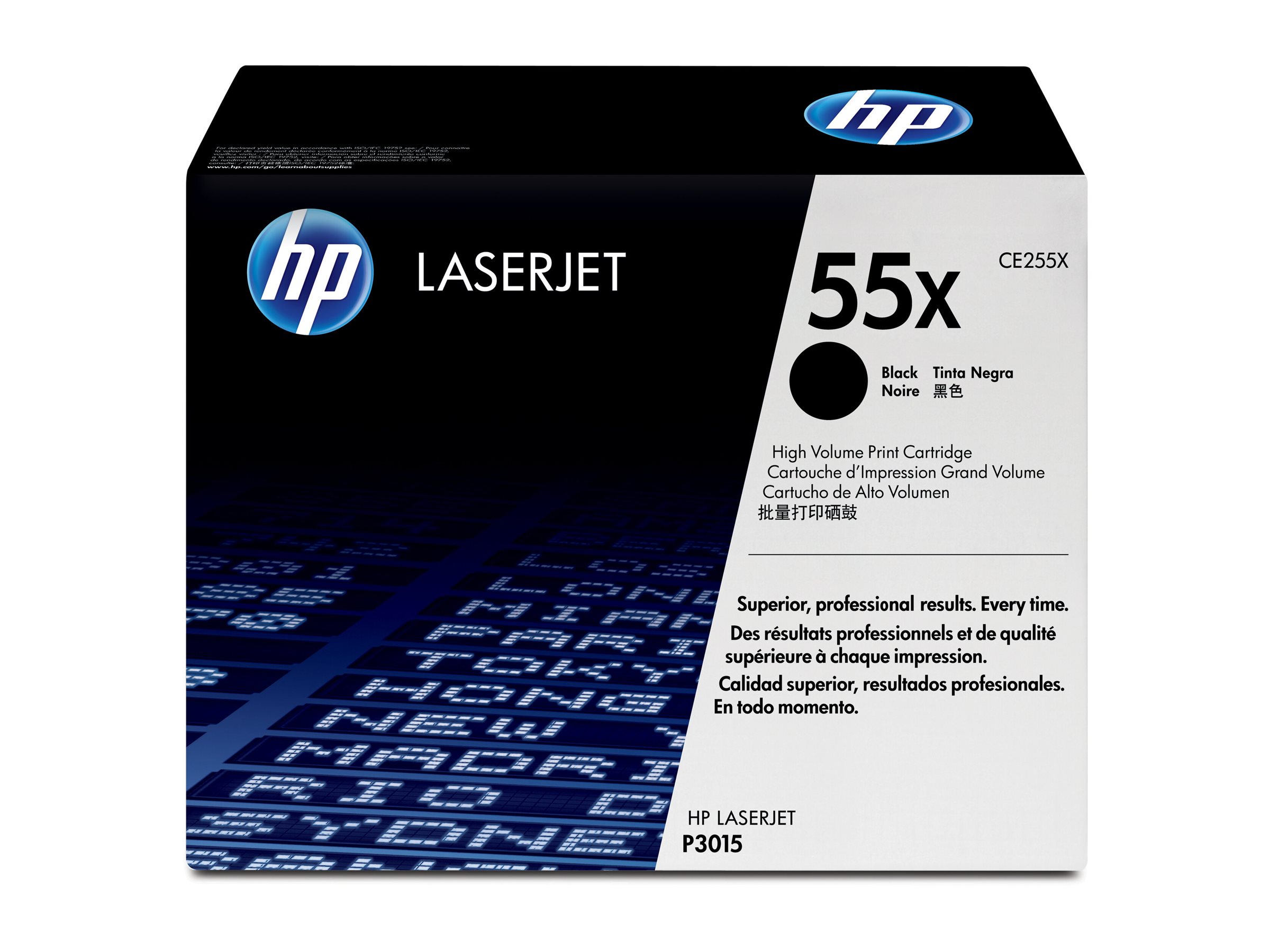 HP 55X - Hohe Ergiebigkeit - Schwarz - original - LaserJet - Tonerpatrone (CE255X)