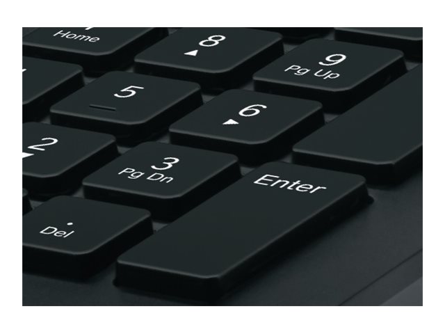 Logitech Corded K280e - Tastatur - USB - US International