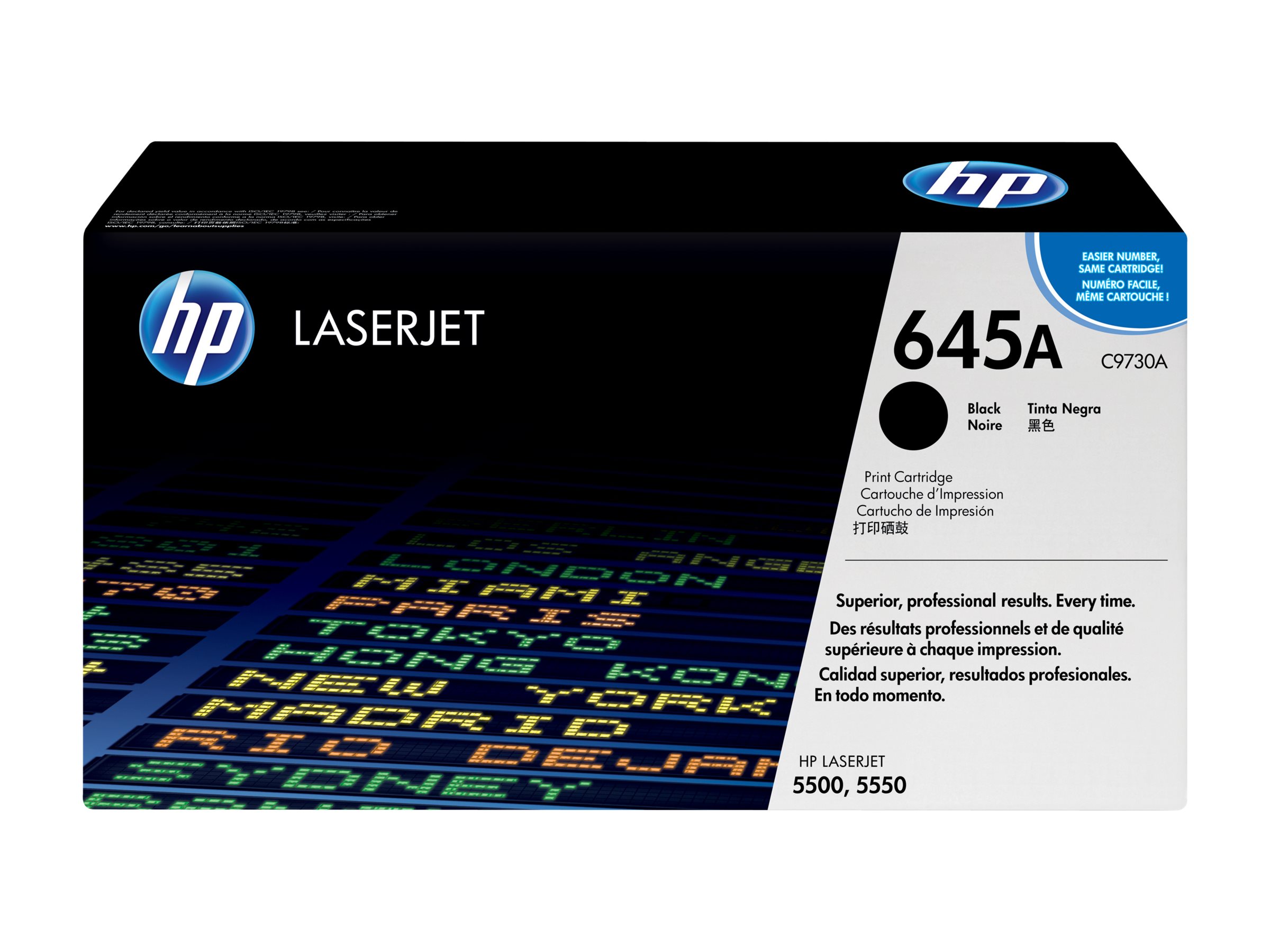 HP 645A - Schwarz - original - LaserJet - Tonerpatrone (C9730A)