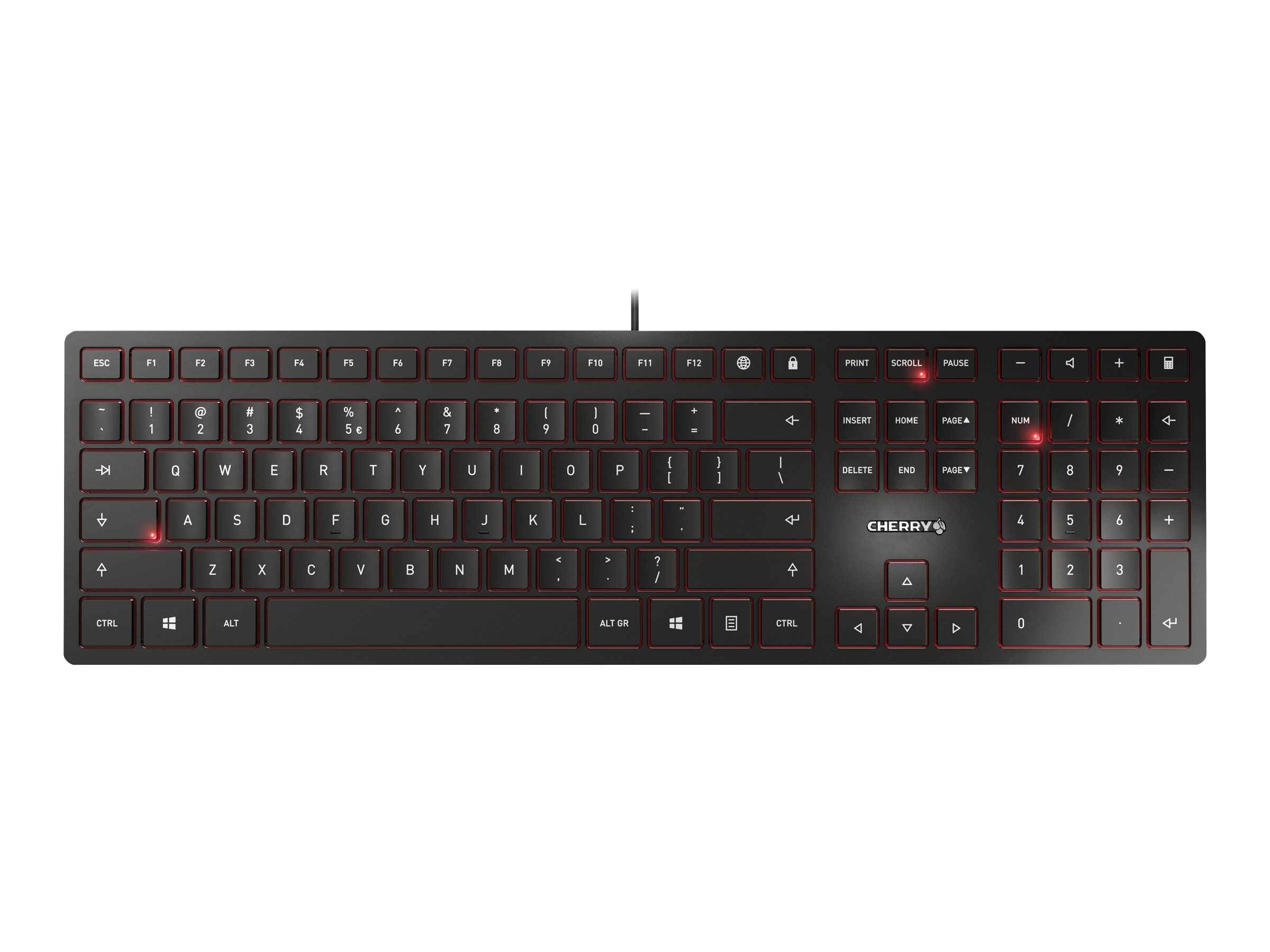 Cherry KC 6000 SLIM - Tastatur - USB - Englisch