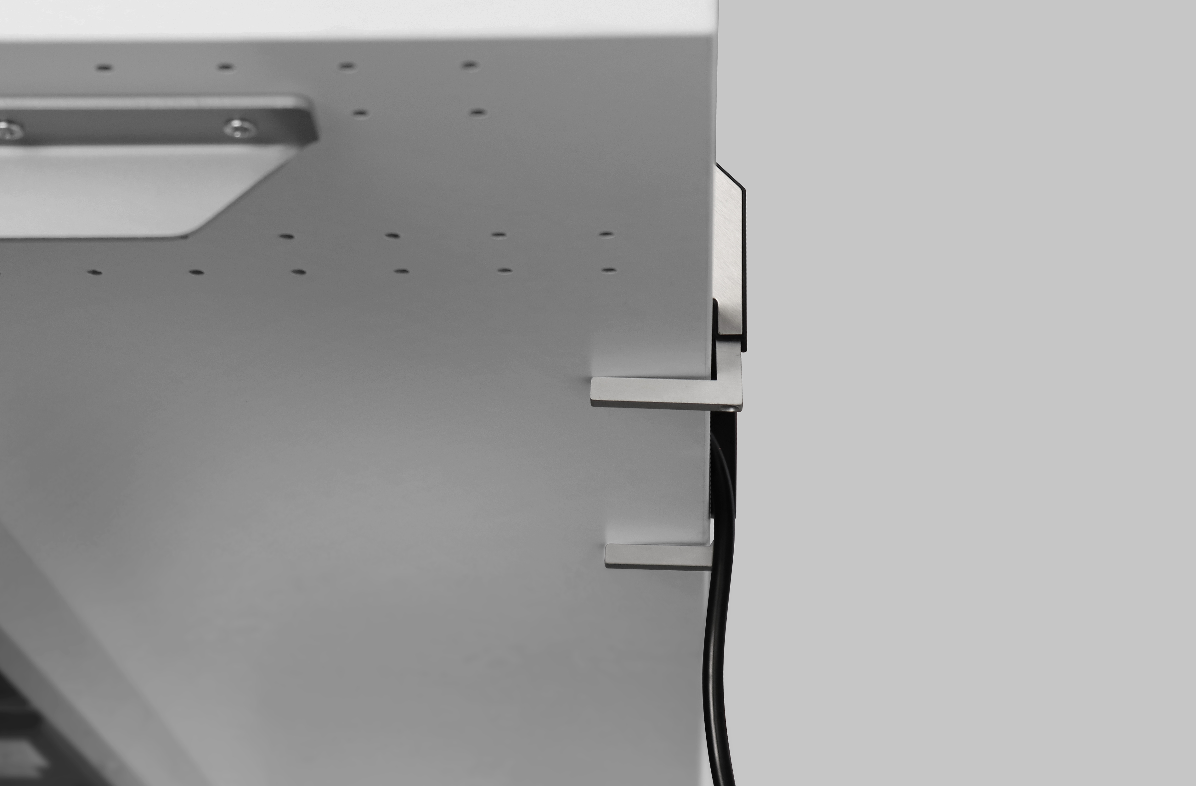 Steckdosenleiste anklemmbar, Schwarz