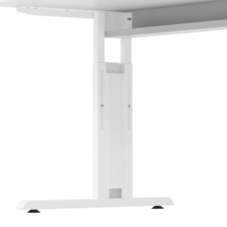 Schreibtischkombi 160x80cm, Asteiche/Weiß