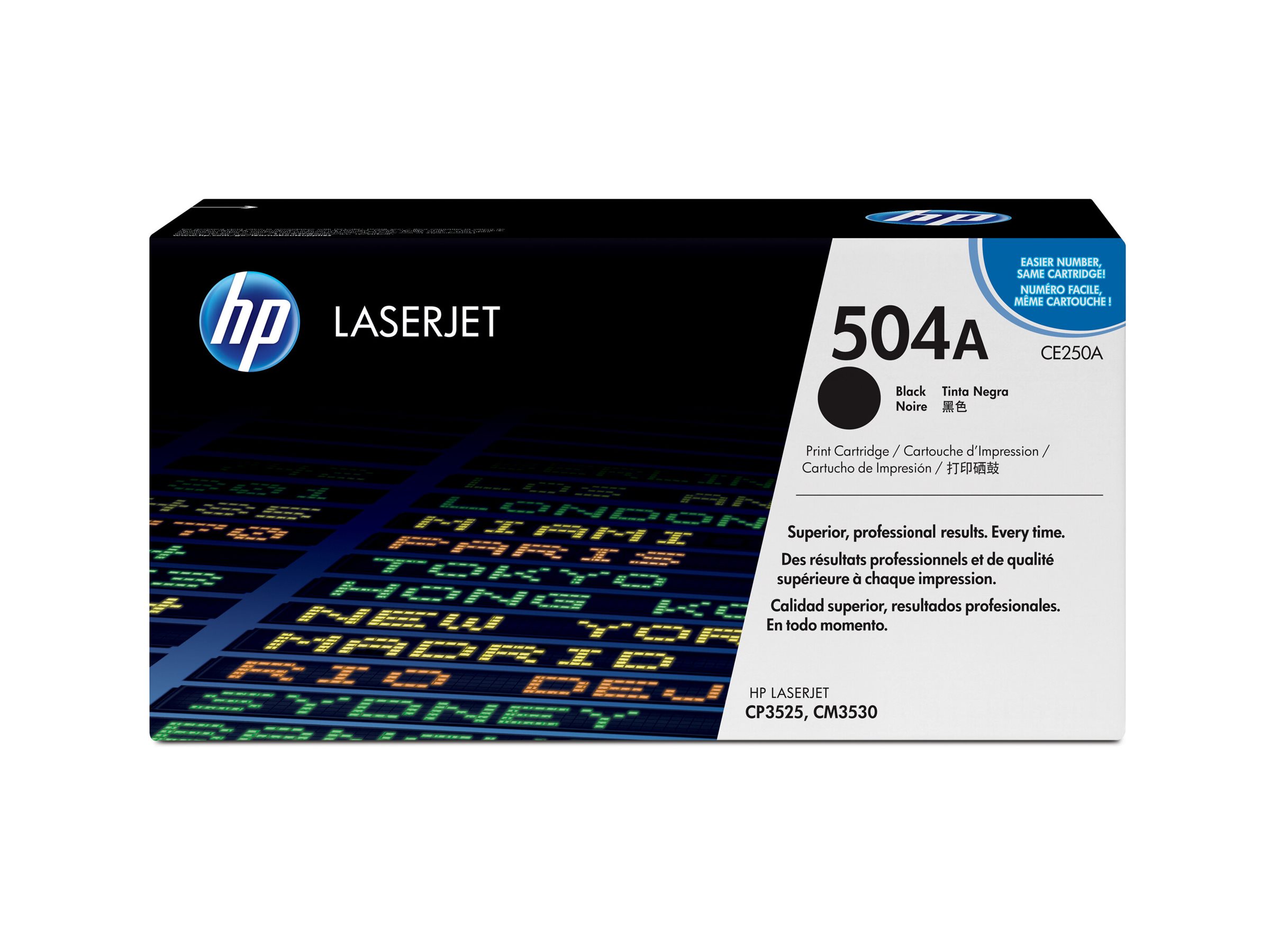 HP 504A - Schwarz - original - LaserJet - Tonerpatrone (CE250A)