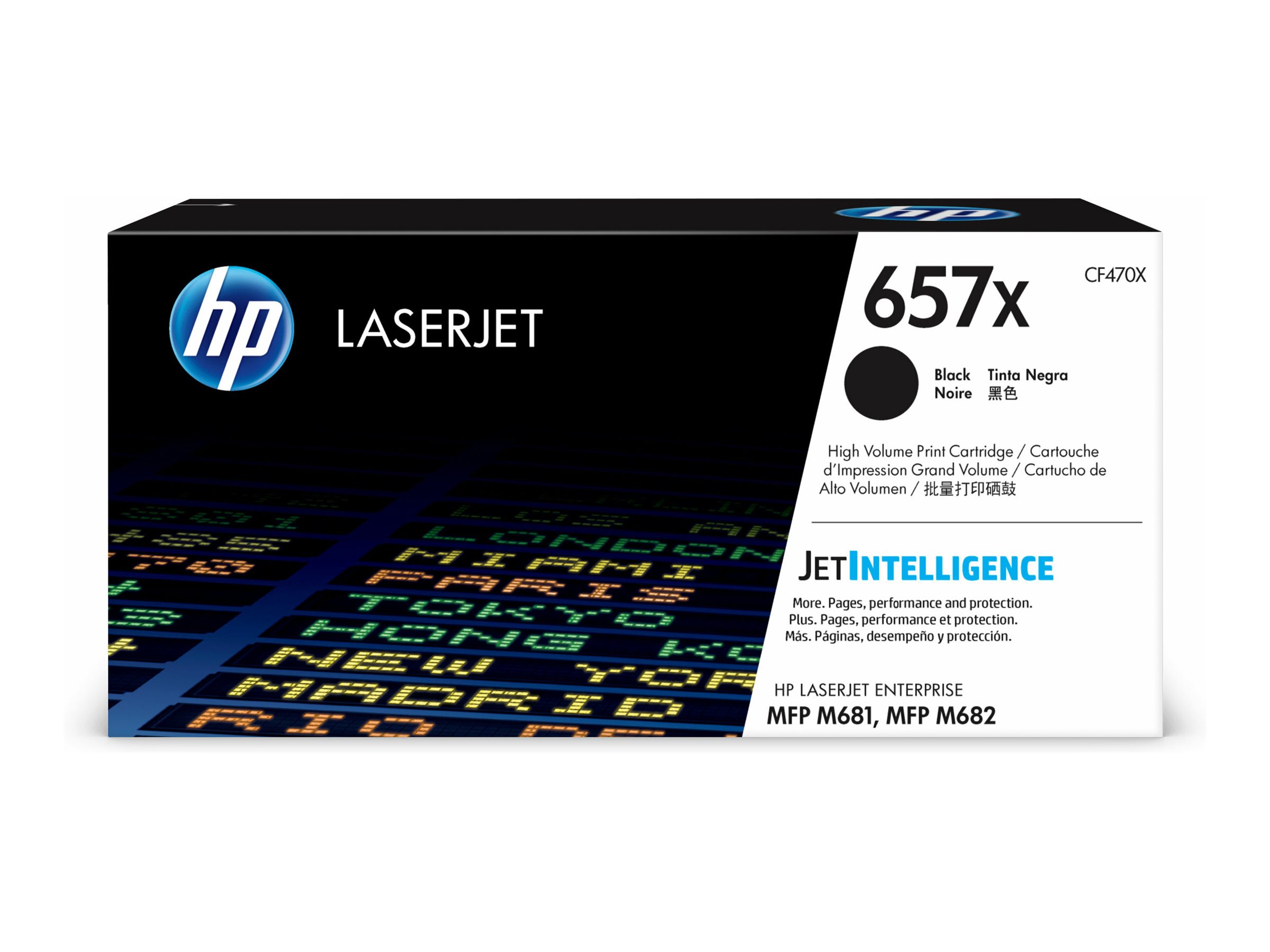 HP 657X - Hohe Ergiebigkeit - Schwarz - original - LaserJet - Tonerpatrone (CF470X)